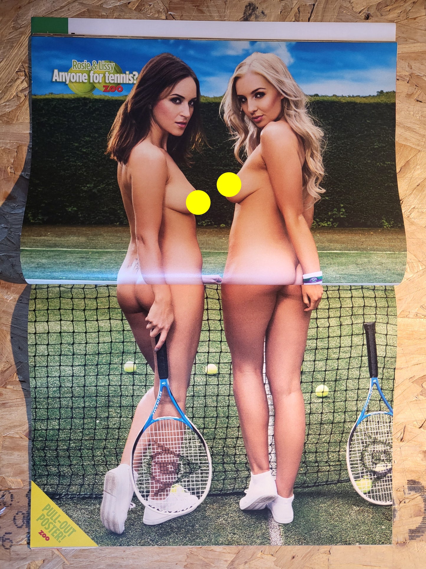 Zoo Magazine 3-9 July 2015 (RARE)(1010) POSTER Rosie Jones Lissy Cunningham
