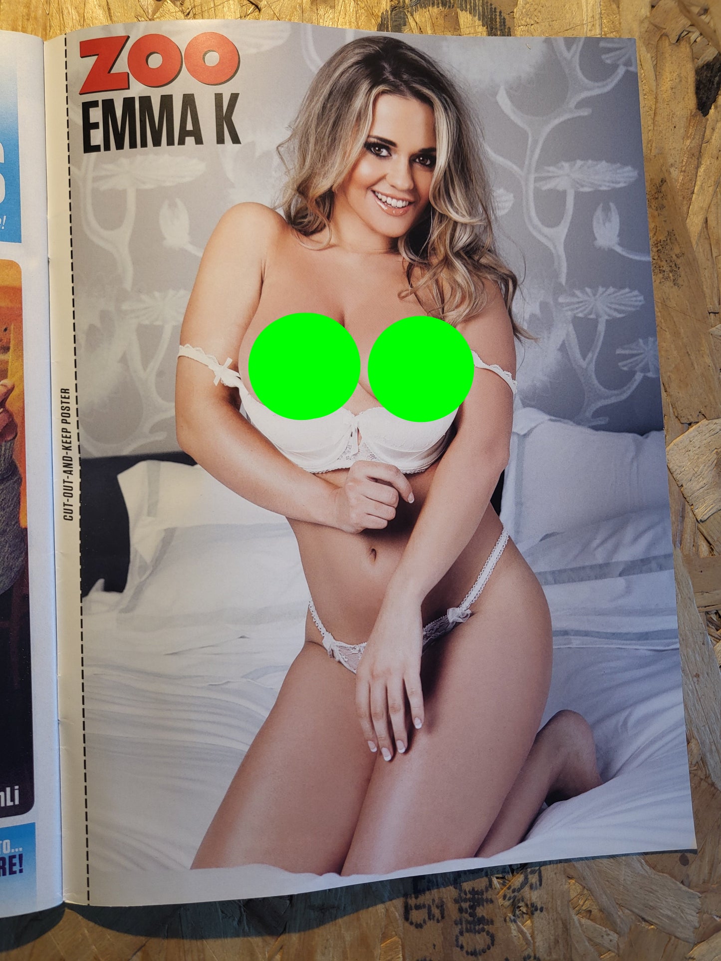 Zoo Magazine 10-16 April 2015 (RARE)(1010) Chole Etherington Bethany Spiby Emma K