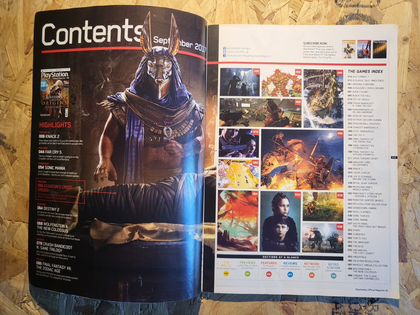 Playstation Magazine September 2017 #139 (1011) Assissin Creed Far Cry 5 Wolfenstein