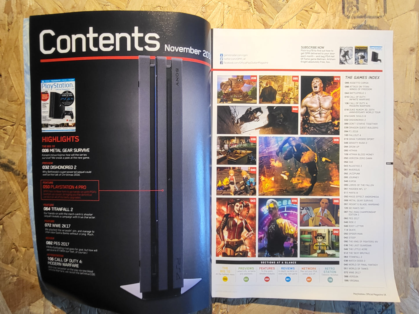 Playstation Magazine November 2016 #128 (1011) Spider-man Mass Effect Horizon Zero Dawn