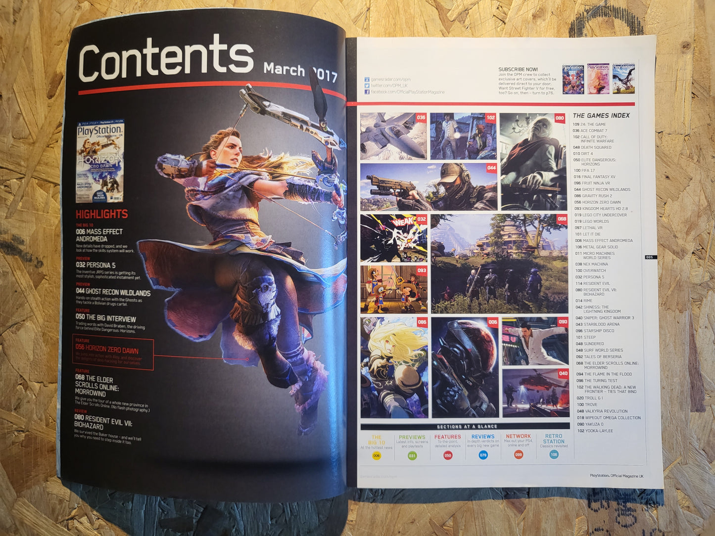 Playstation Magazine March 2017 #133 (1011) Mass Effect Horizon Ghost Recon