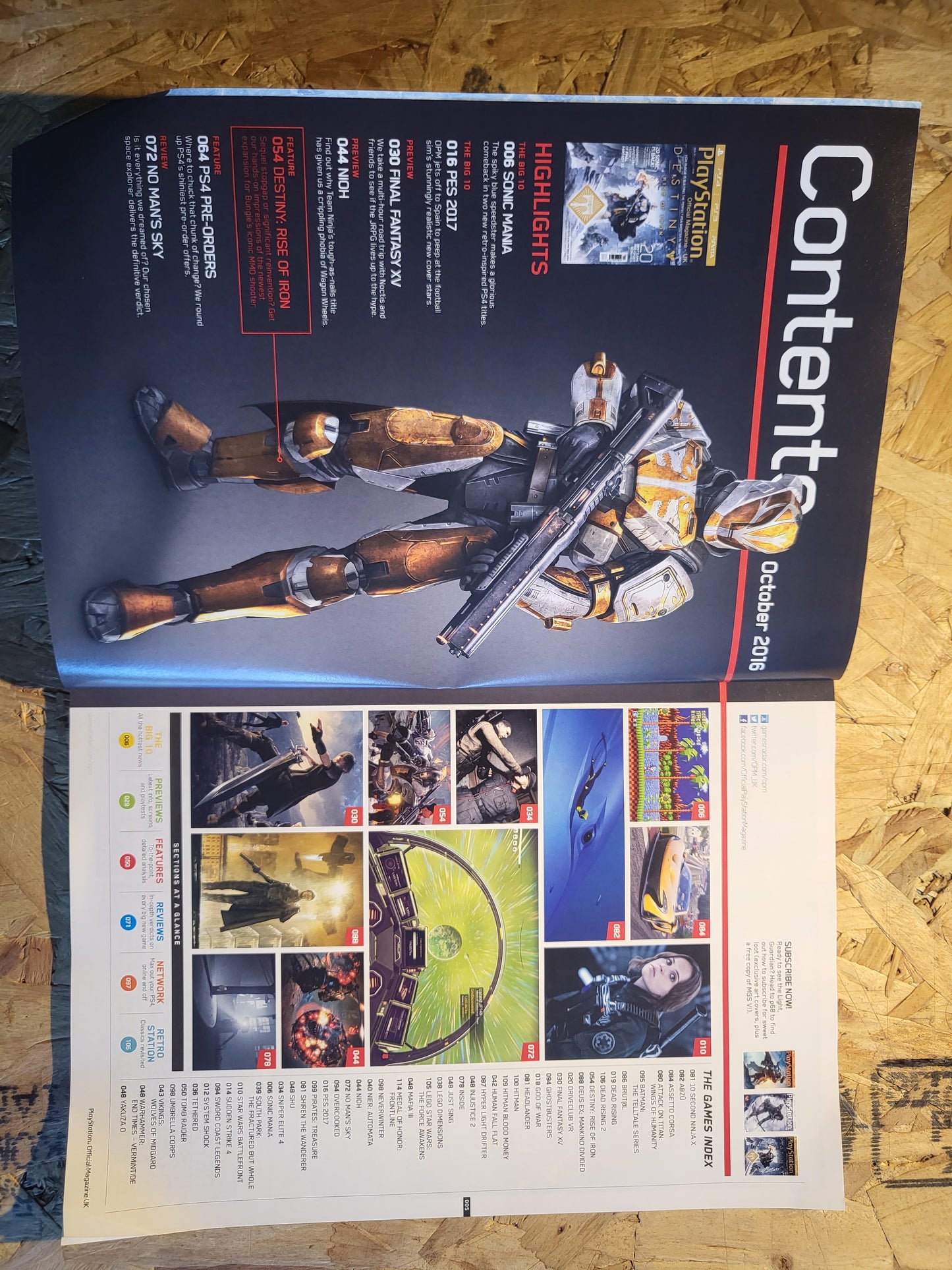 Playstation Magazine October 2016 #127 (1011) Destiny Sniper Elite