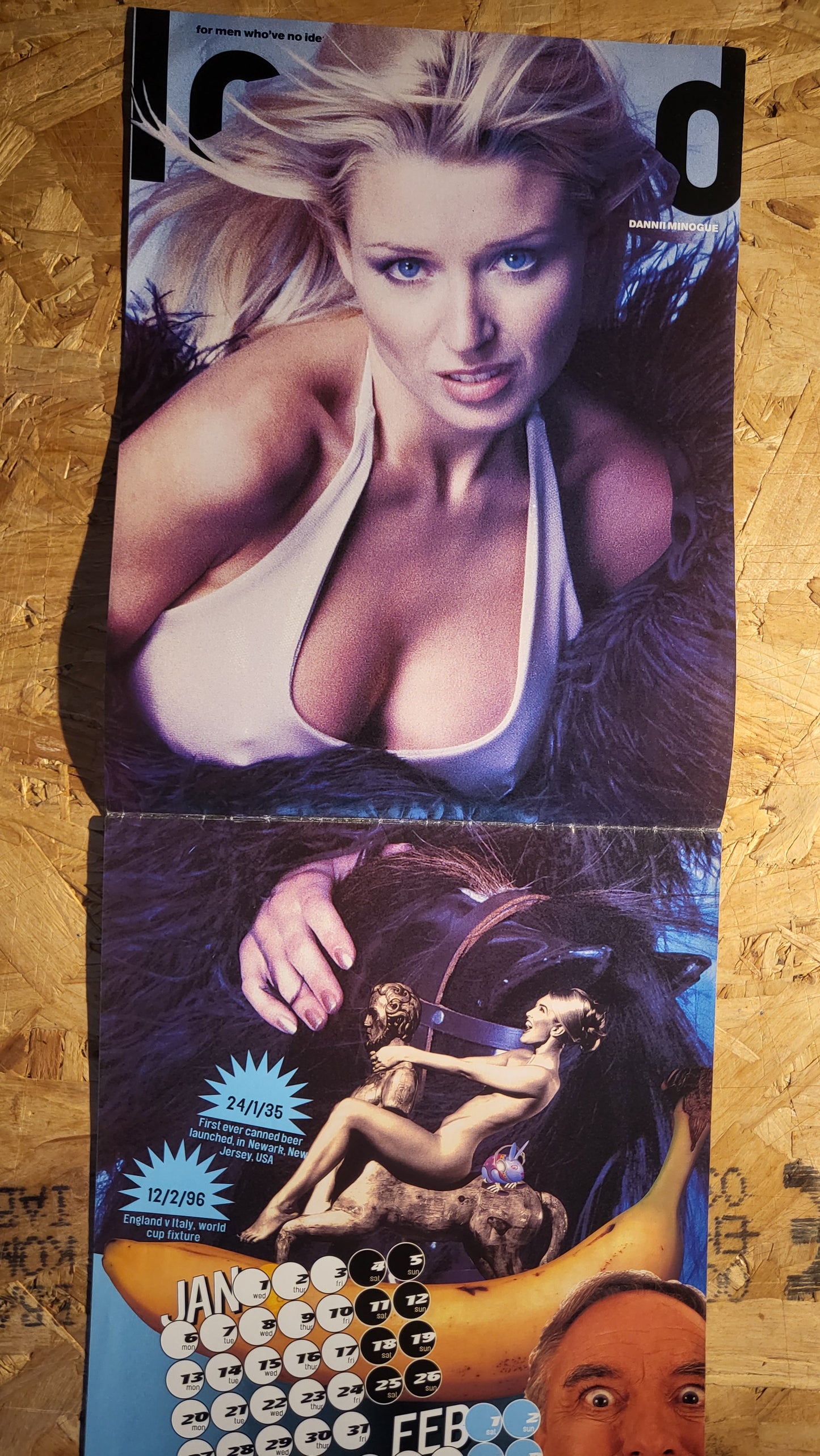 Loaded Magazine Calendar 1997 (RARE)(1012) Danni Minogue Annabelle Schofield