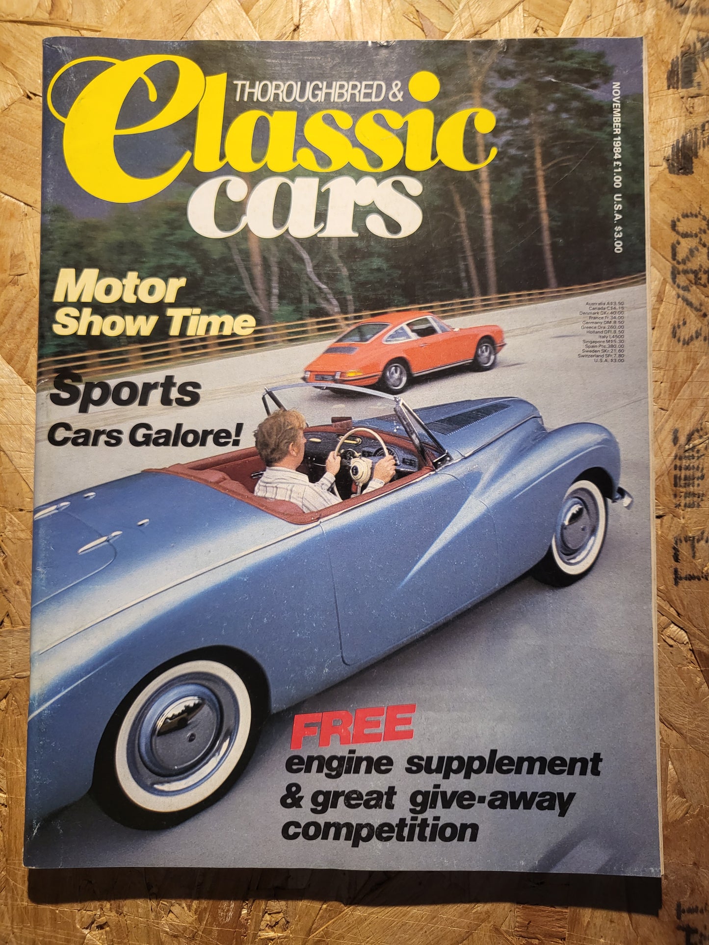 Classic Cars Magazine November 1984 (1013) Vauxhall 30/98 Wensum MG J2