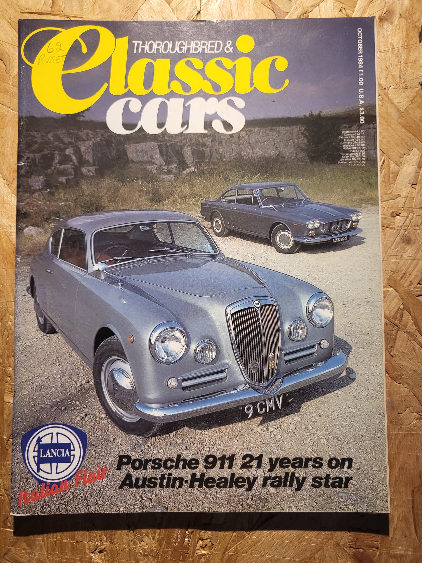 Classic Cars Magazine October 1984 (1013) Porsche 911 Austin-Heally 80s
