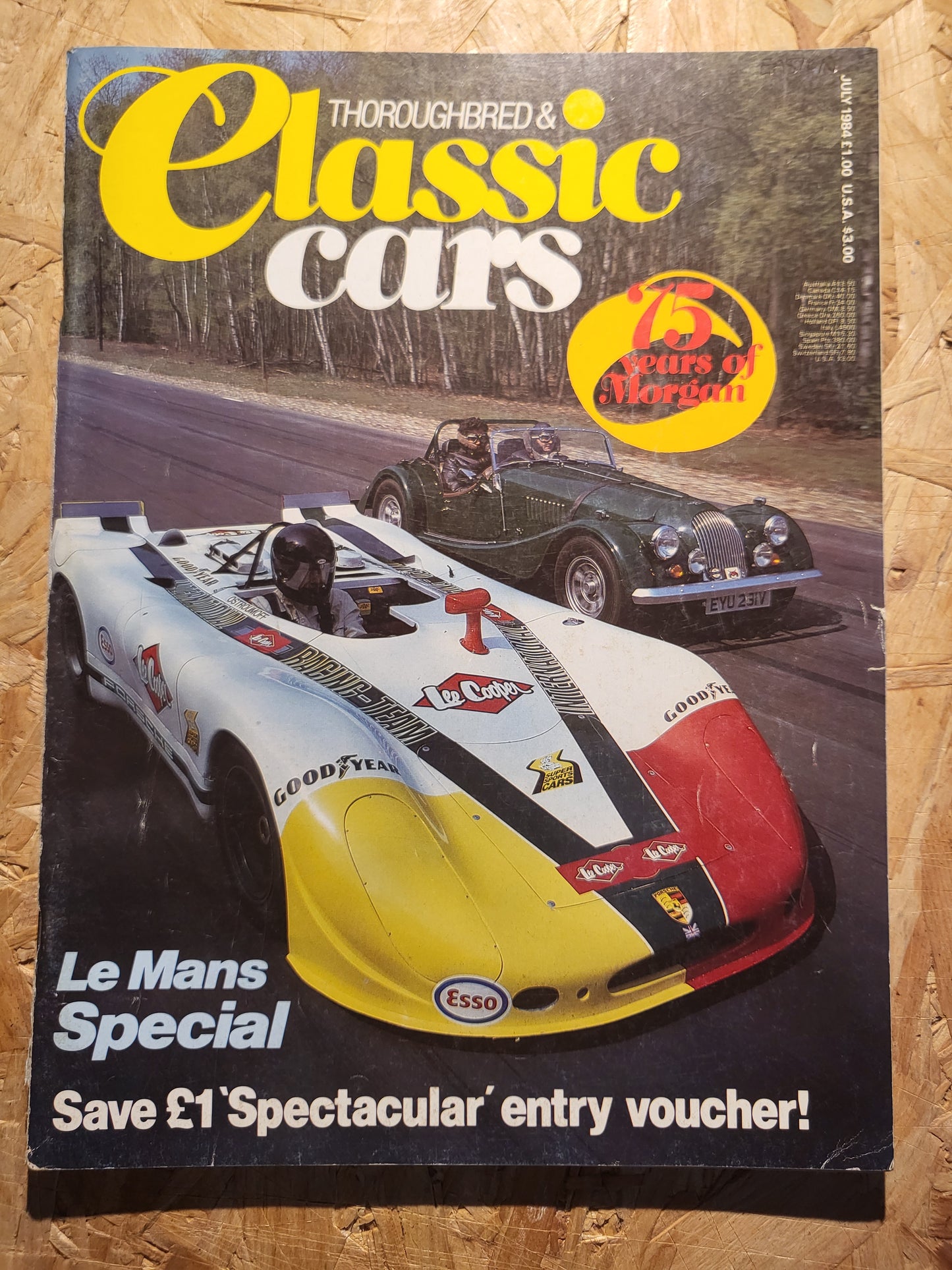 Classic Cars Magazine July 1984 (1014) Le Mans Special Rootes Morgan