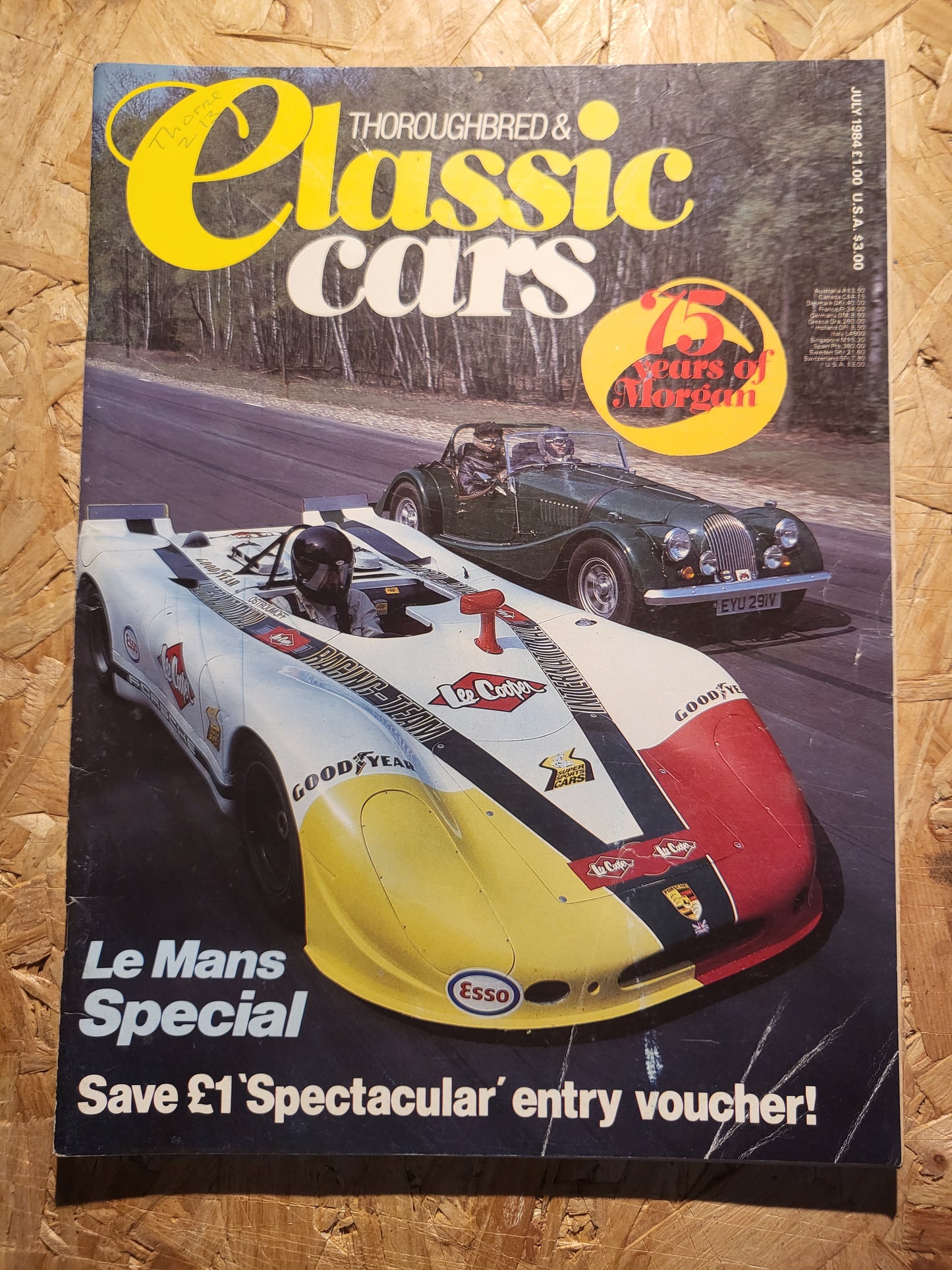 Classic Cars Magazine July 1984 (1014) Le Mans Special Rootes Morgan