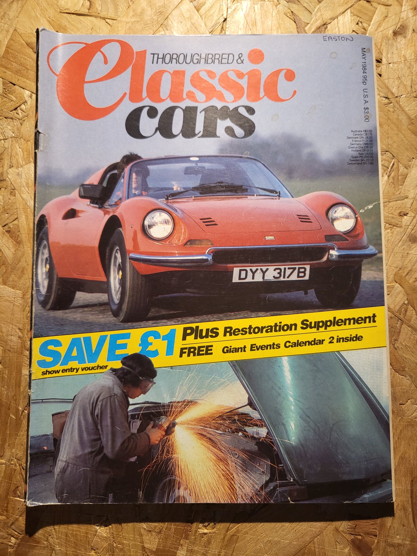 Classic Cars Magazine May 1984 (1014) Fiat 130 Triumph GT6 Corvette BM