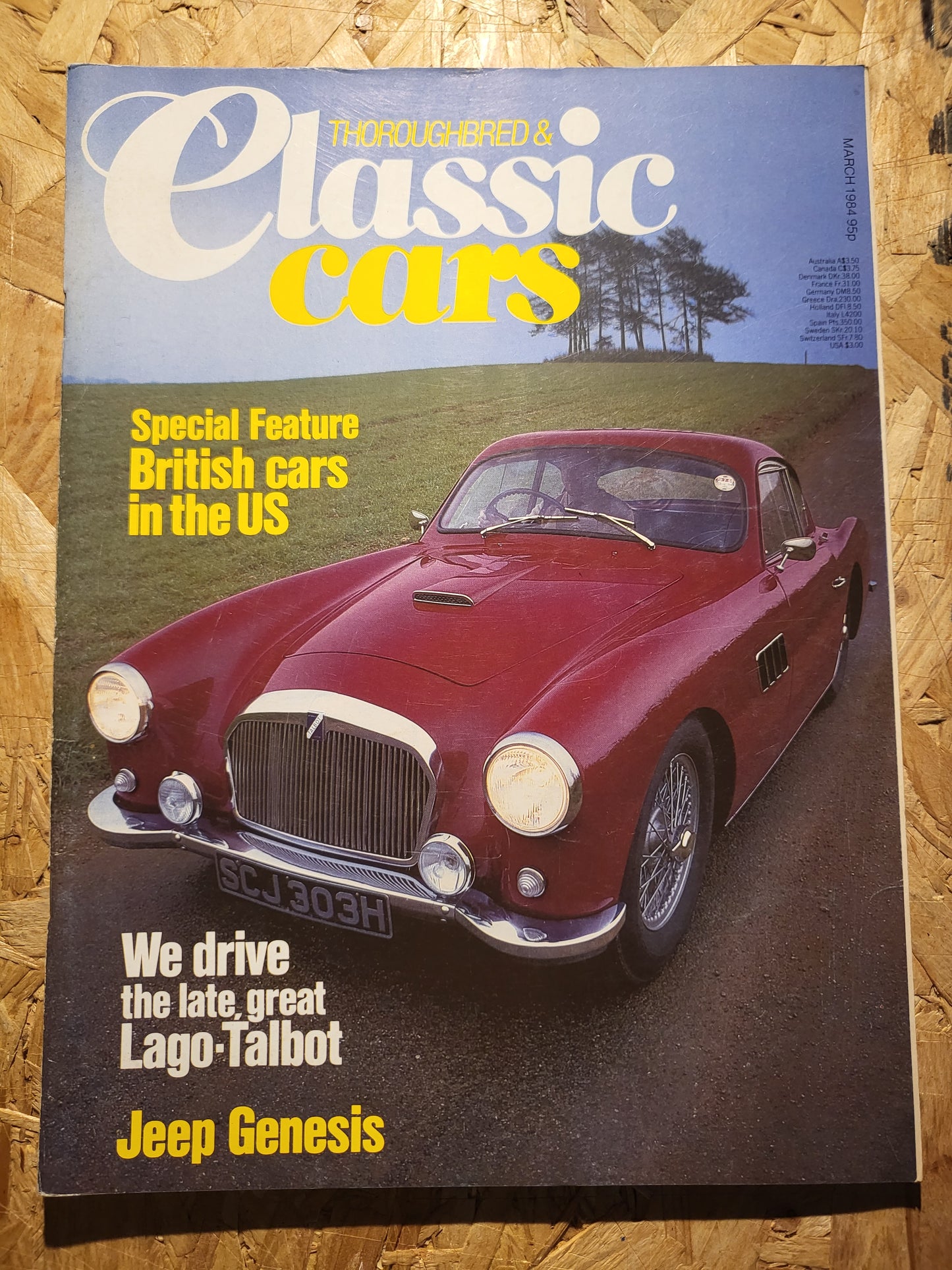 Classic Cars Magazine March 1984 (1015) Lago-Talbot Jeep Genesis