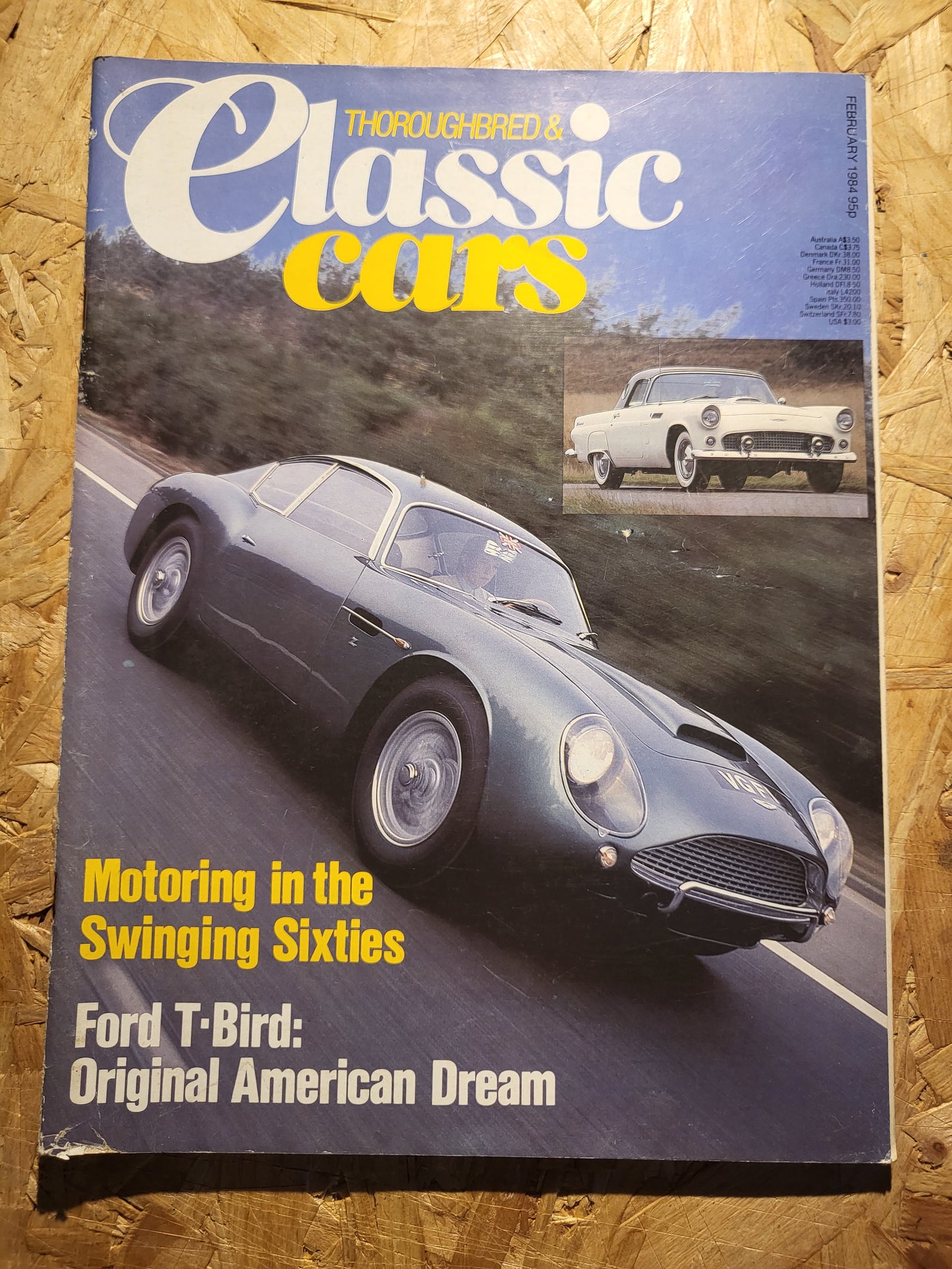 Classic Cars Magazine February 1984 (1015) Ford T-Bird Bentley Corniche