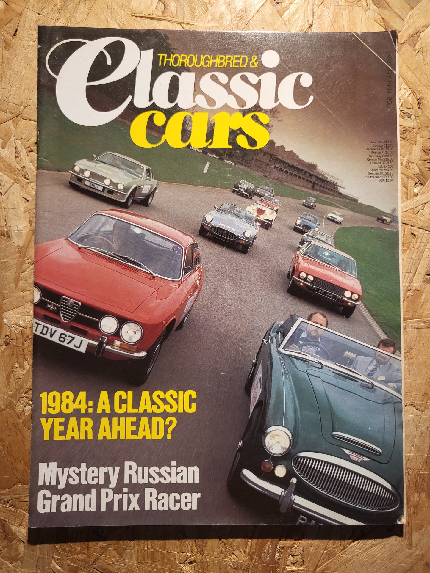 Classic Cars Magazine January 1984 (1015) Lotus MkIX Rene Dreyfus BMW 328