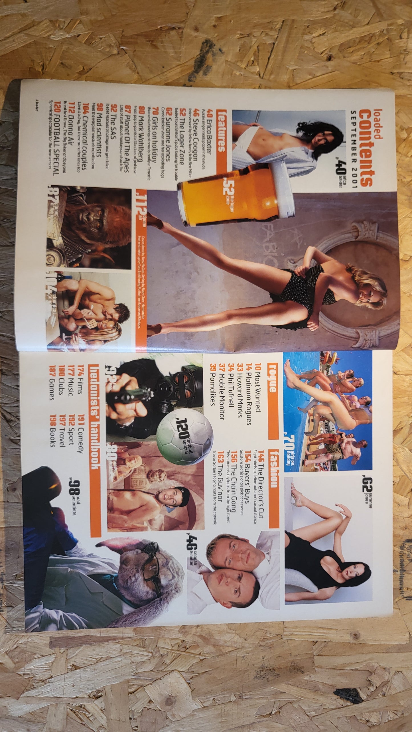 Loaded Magazine September 2001 (1017) Donna Air Erica Baxter Mark Wahlberg