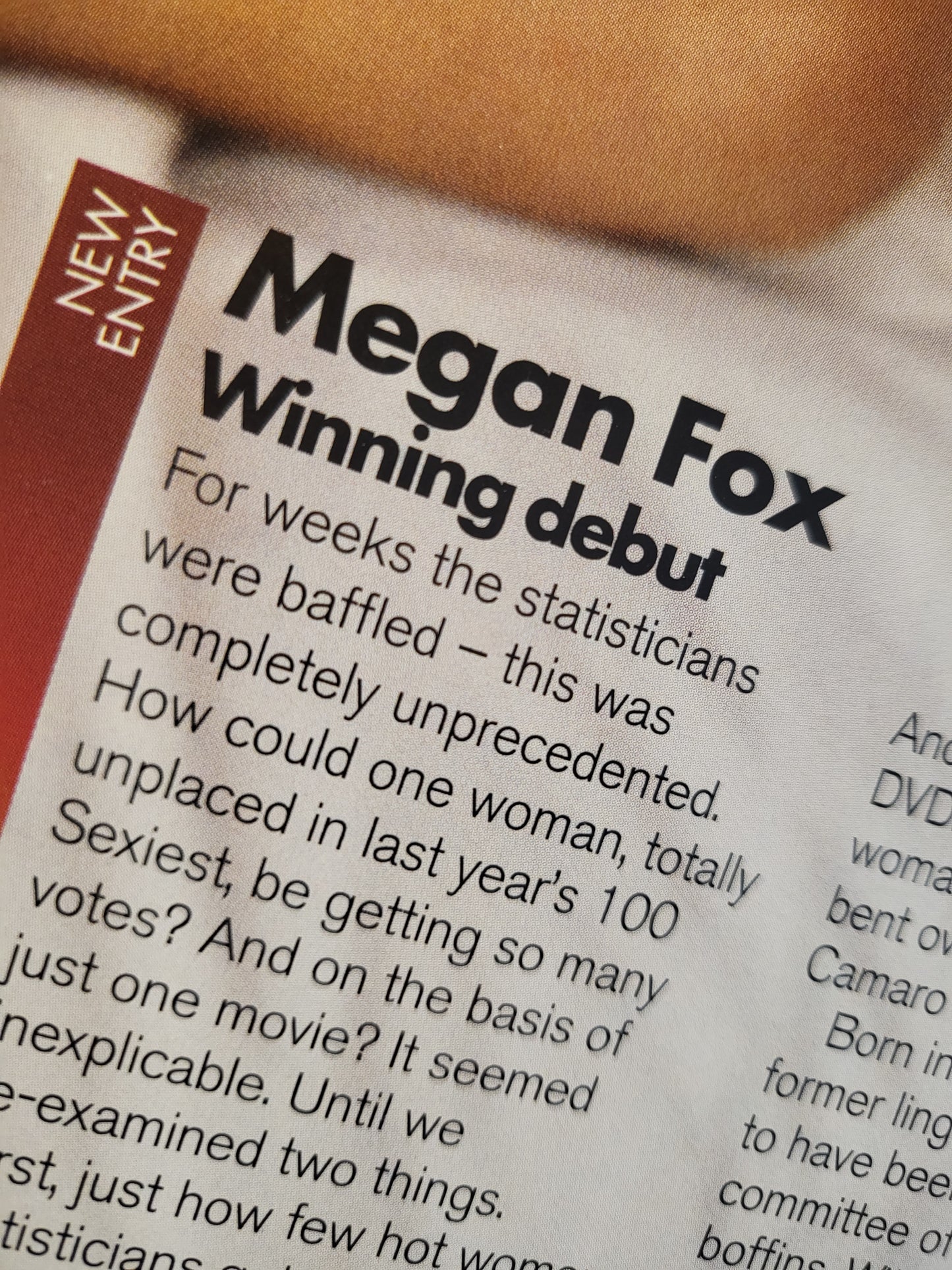 FHM Magazine 100 Sexiest Women in the World 2008 (BB005) Keeley Hazell Jessica Alba Megan Fox