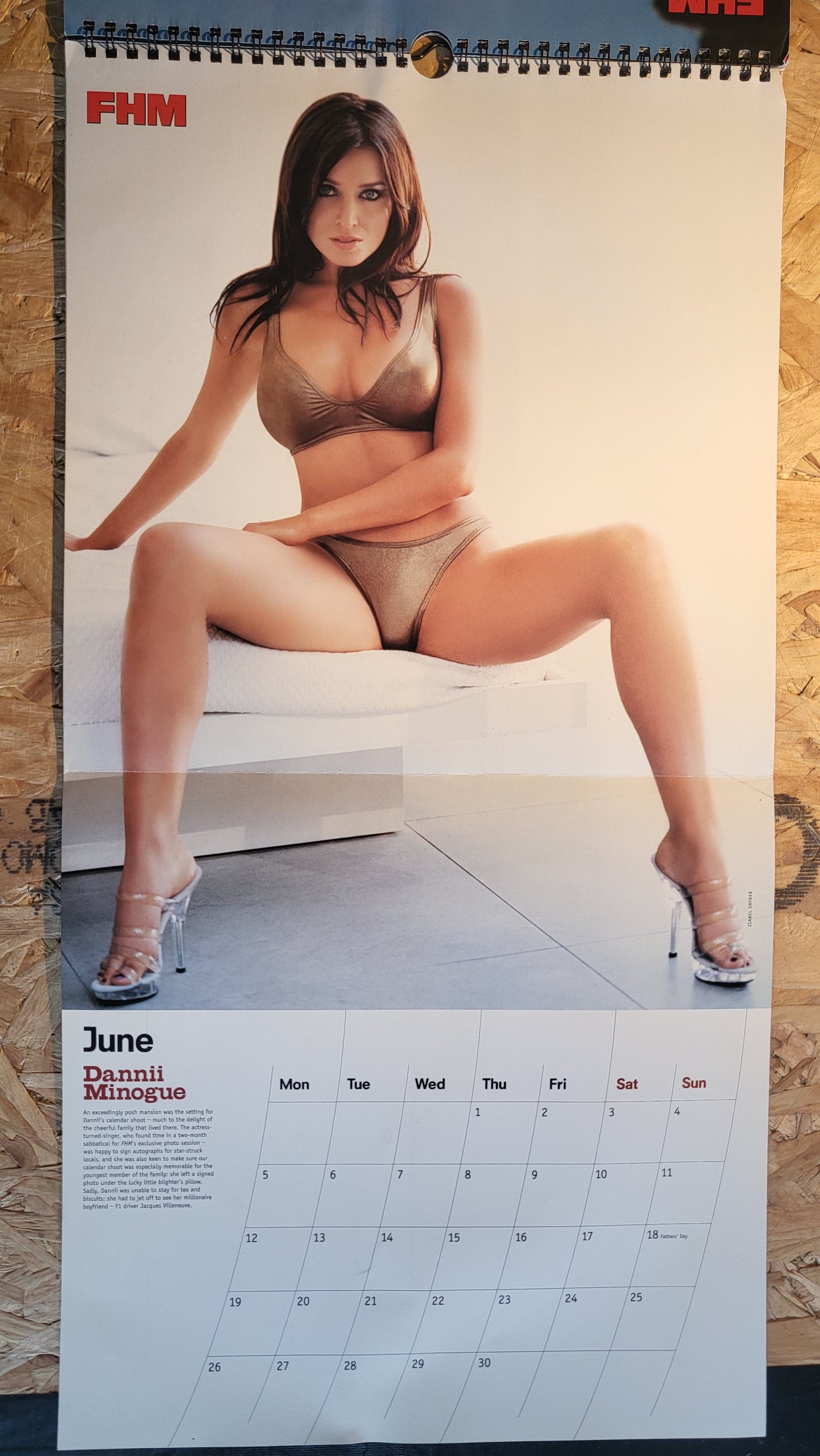 FHM Magazine Calendar 2000 (BB005) Melinda Messenger Nell McAndrew Isla Fisher
