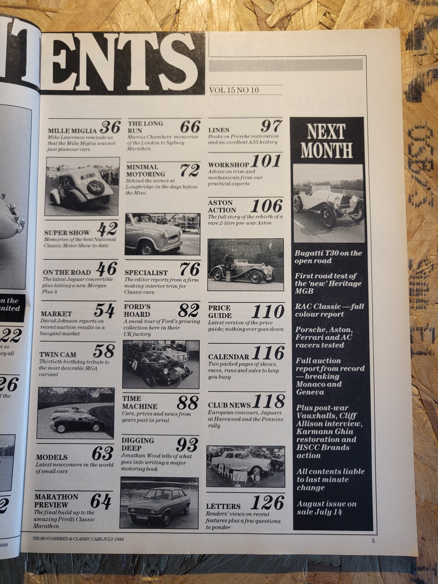 Classic Cars Magazine July 1988 (1019) AC Ace MGA Twin Cam Mini Cooper