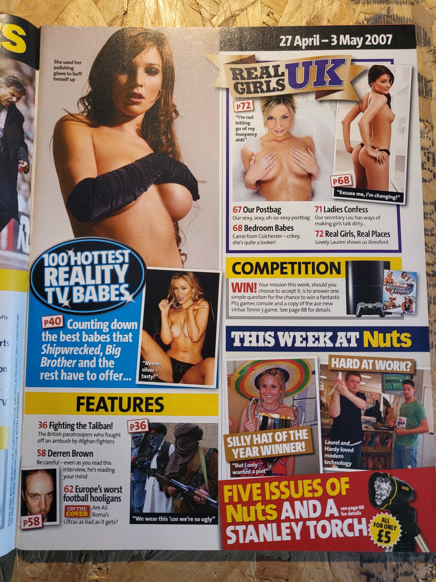 Nuts 27 April 3 May 2007 (1020) Bianca Gascoigne Gemma Atkinson