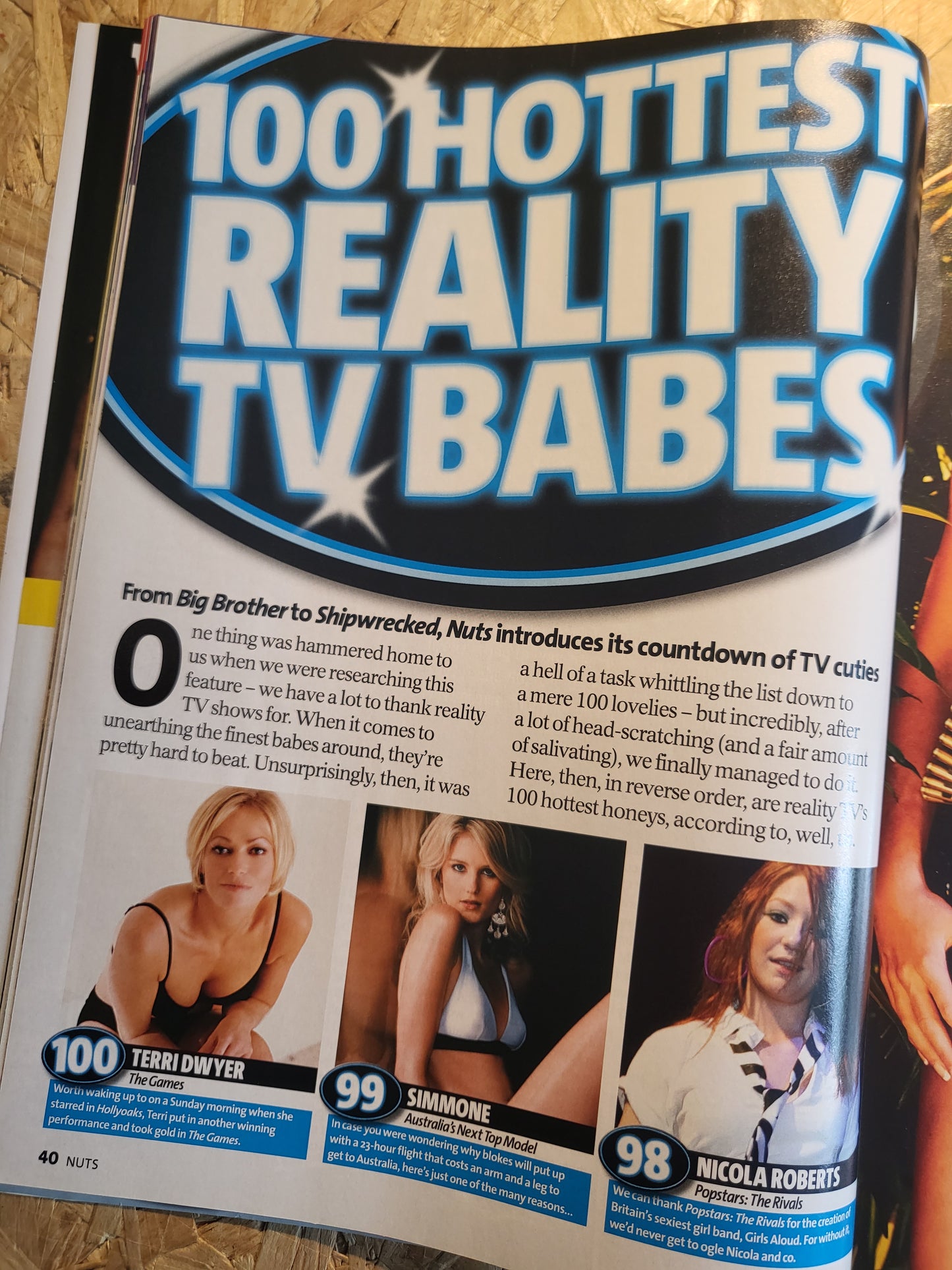 Nuts 27 April 3 May 2007 (1020) Bianca Gascoigne Gemma Atkinson
