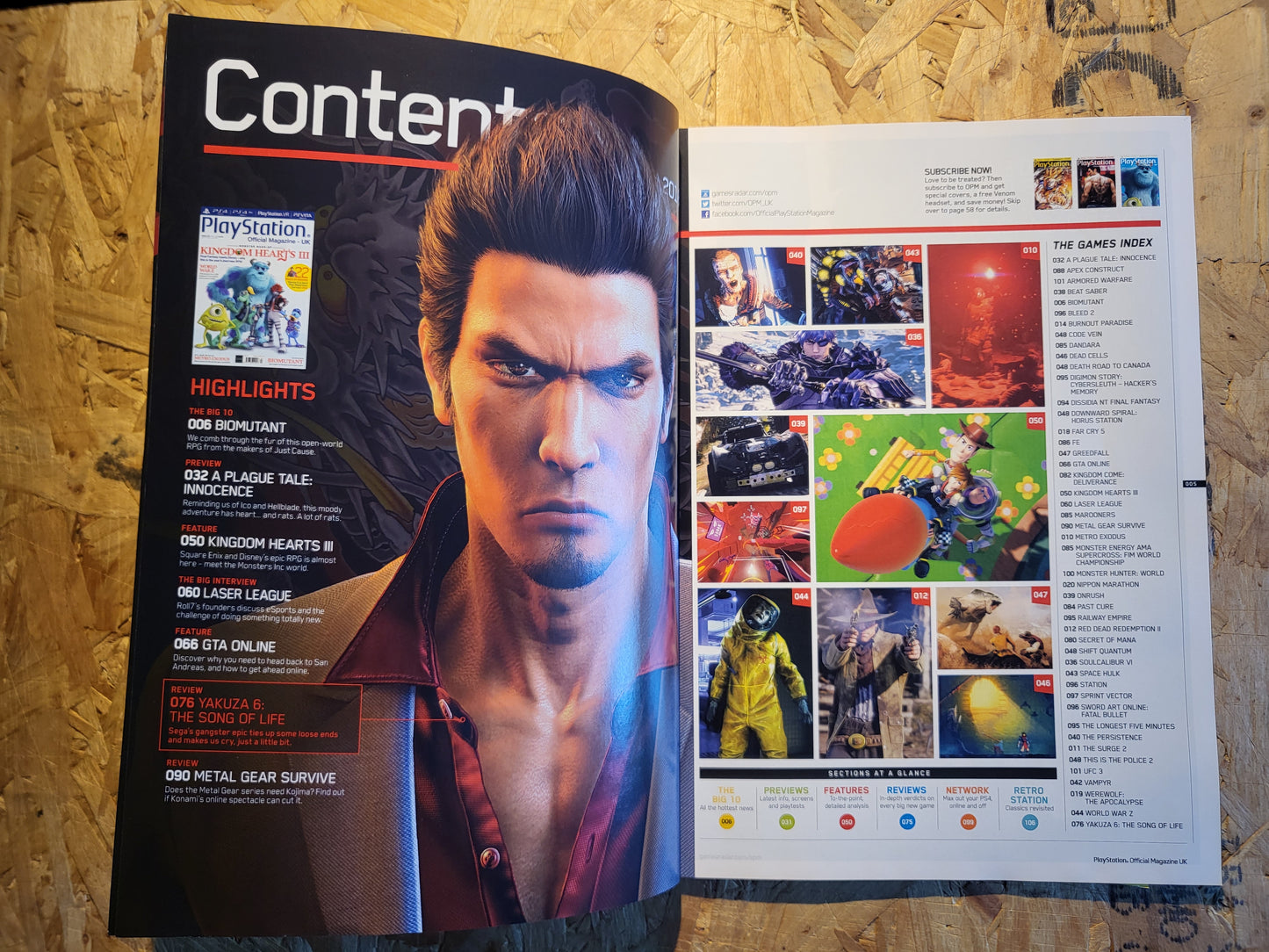 Playstation Magazine April 2018 #147 (1024) Kingdom Hearts World War z