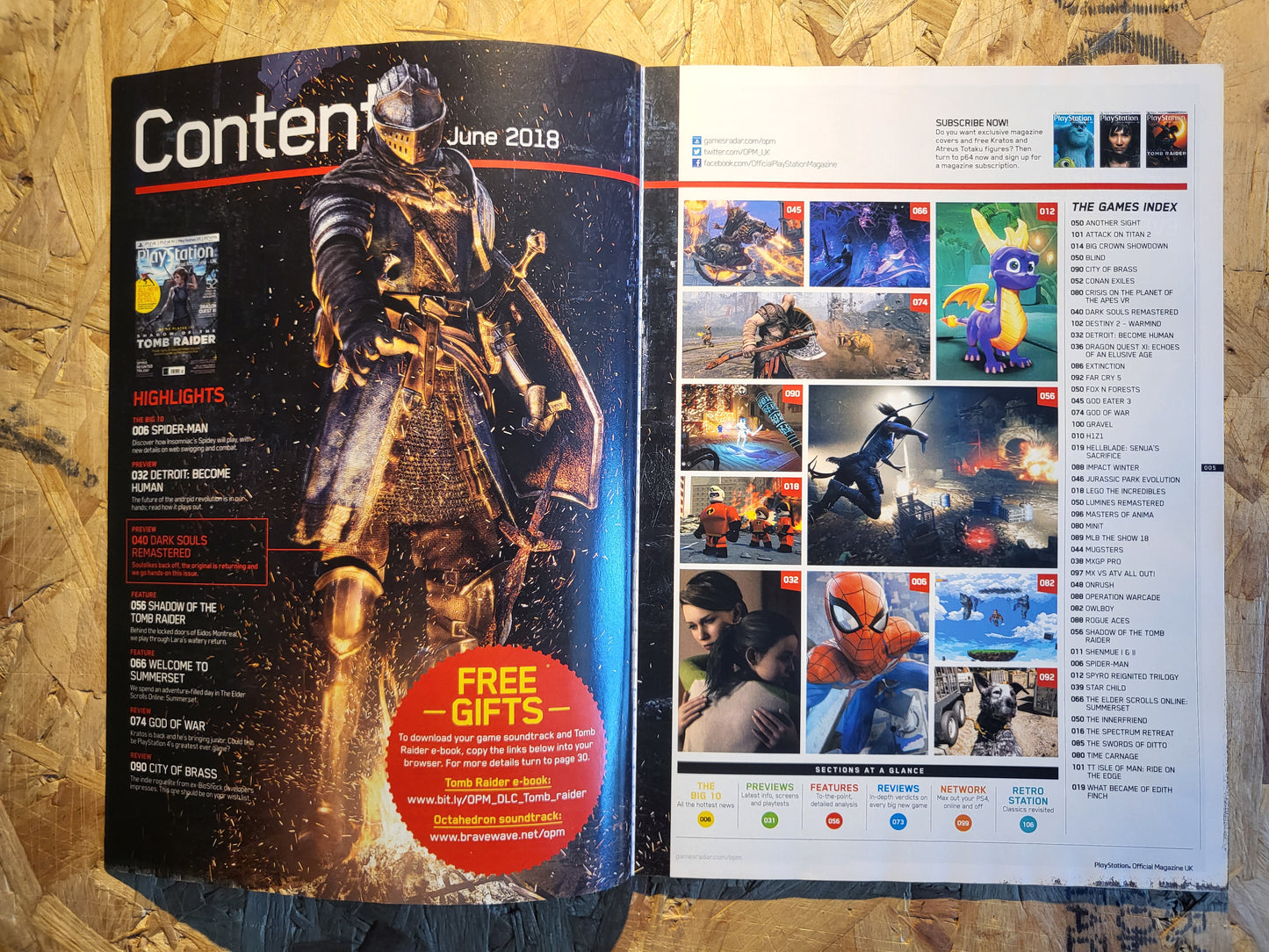 Playstation Magazine June 2018 #149 (1024) Tomb Raider Spider-Man Dark