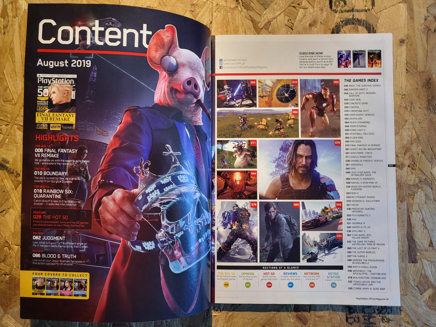 Playstation Magazine August 2019 #164 (1024) Final Fantasy Marvel Avengers
