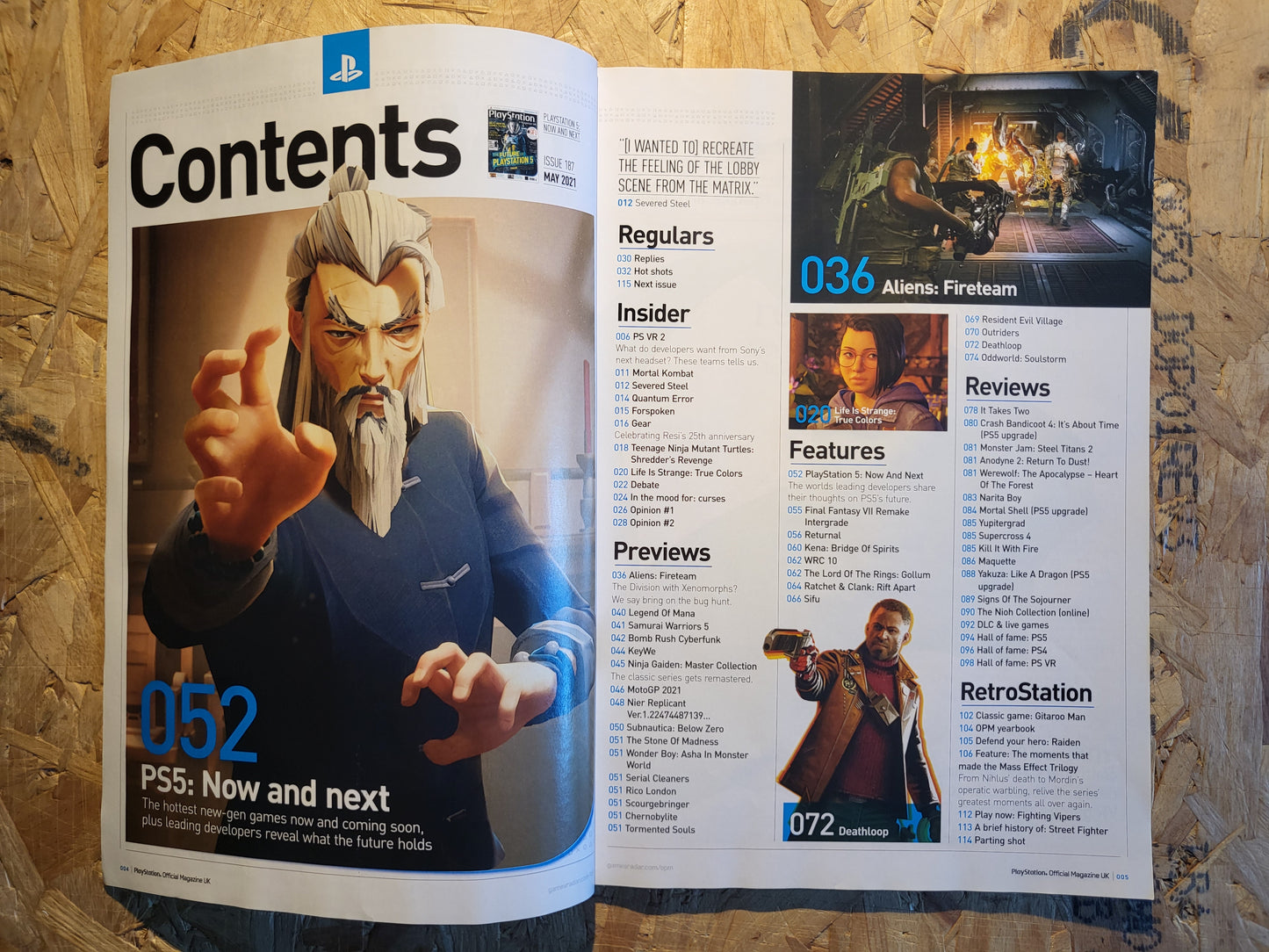 Playstation Magazine May 2021 #187 (1024) Aliens Fireteam Crash Bandicoot