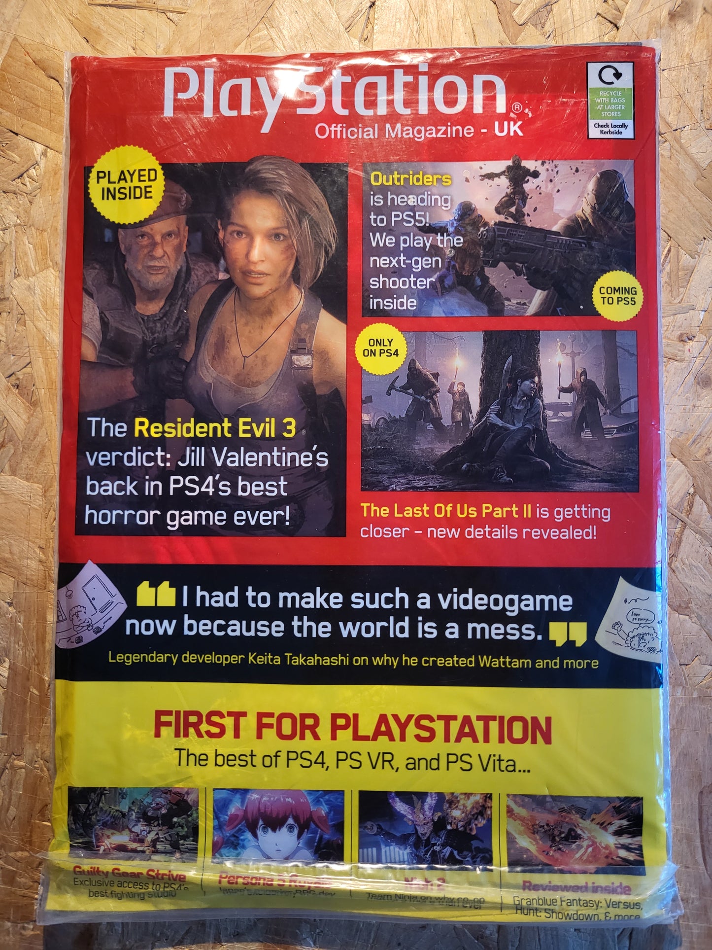 Playstation Magazine April 2020 #173 NEW (1024) Final Fantasy VII Remake