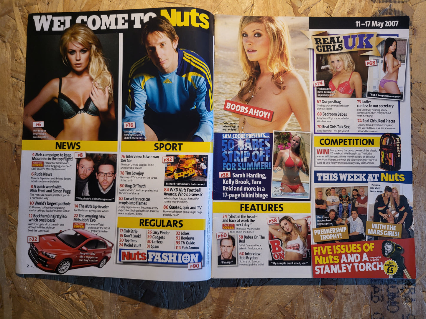 Nuts 11-17 May 2007 (1025) Sam Cooke Sophie Howard Abbey Clancy