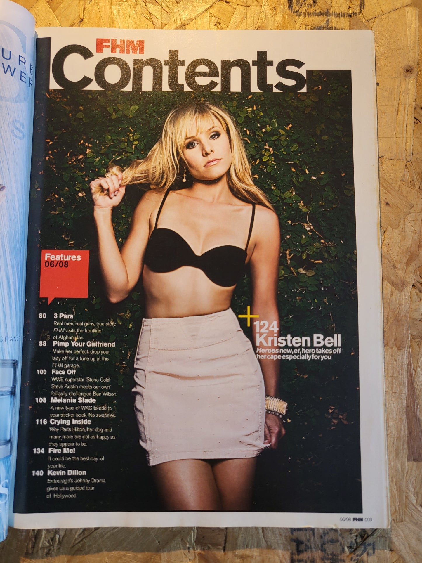 FHM Magazine June 2008 (1027) Kristen Bell GOLD COVER