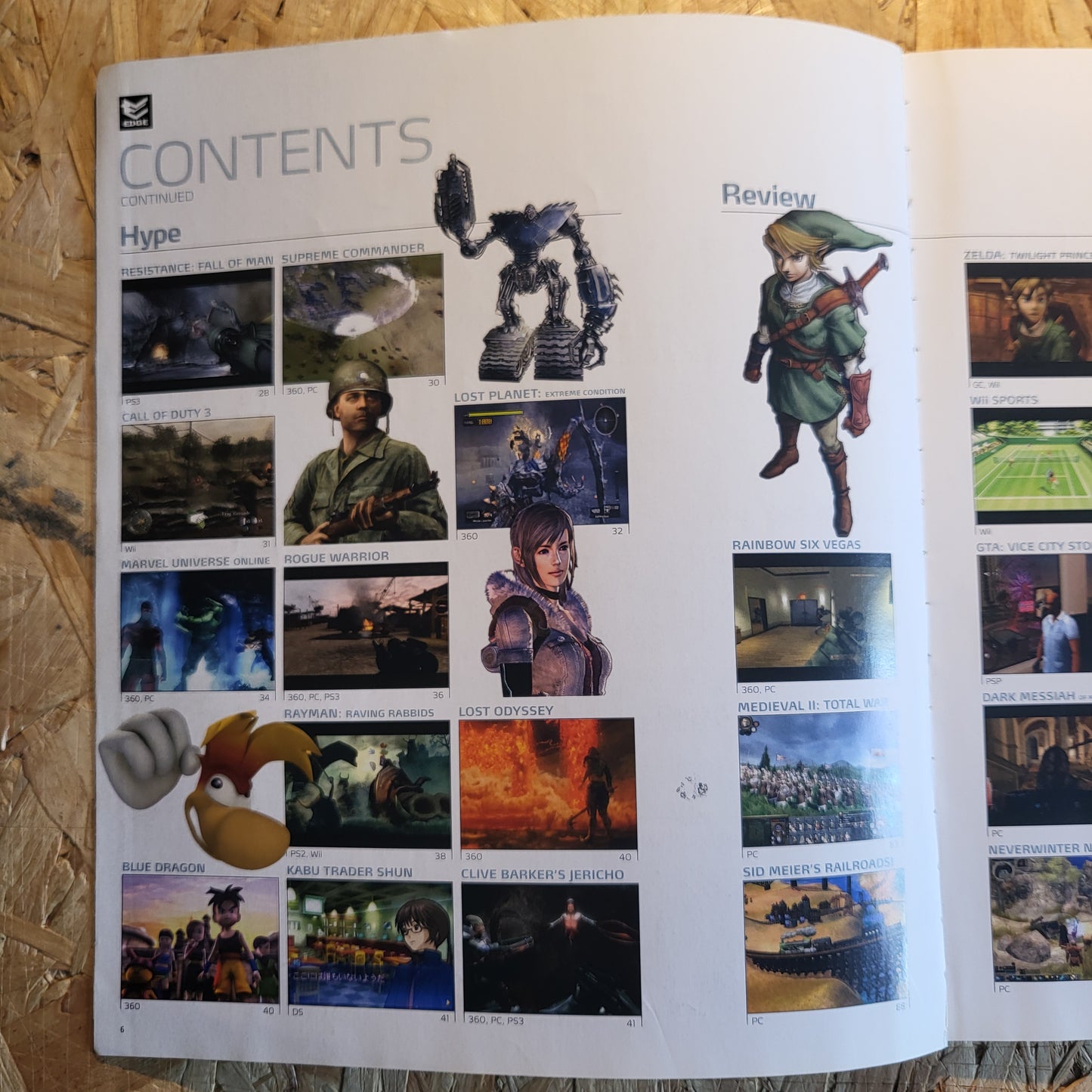 Edge Magazine Christmas 2006 (1011) Rainbow 6 Vegas Zelda Gears of War