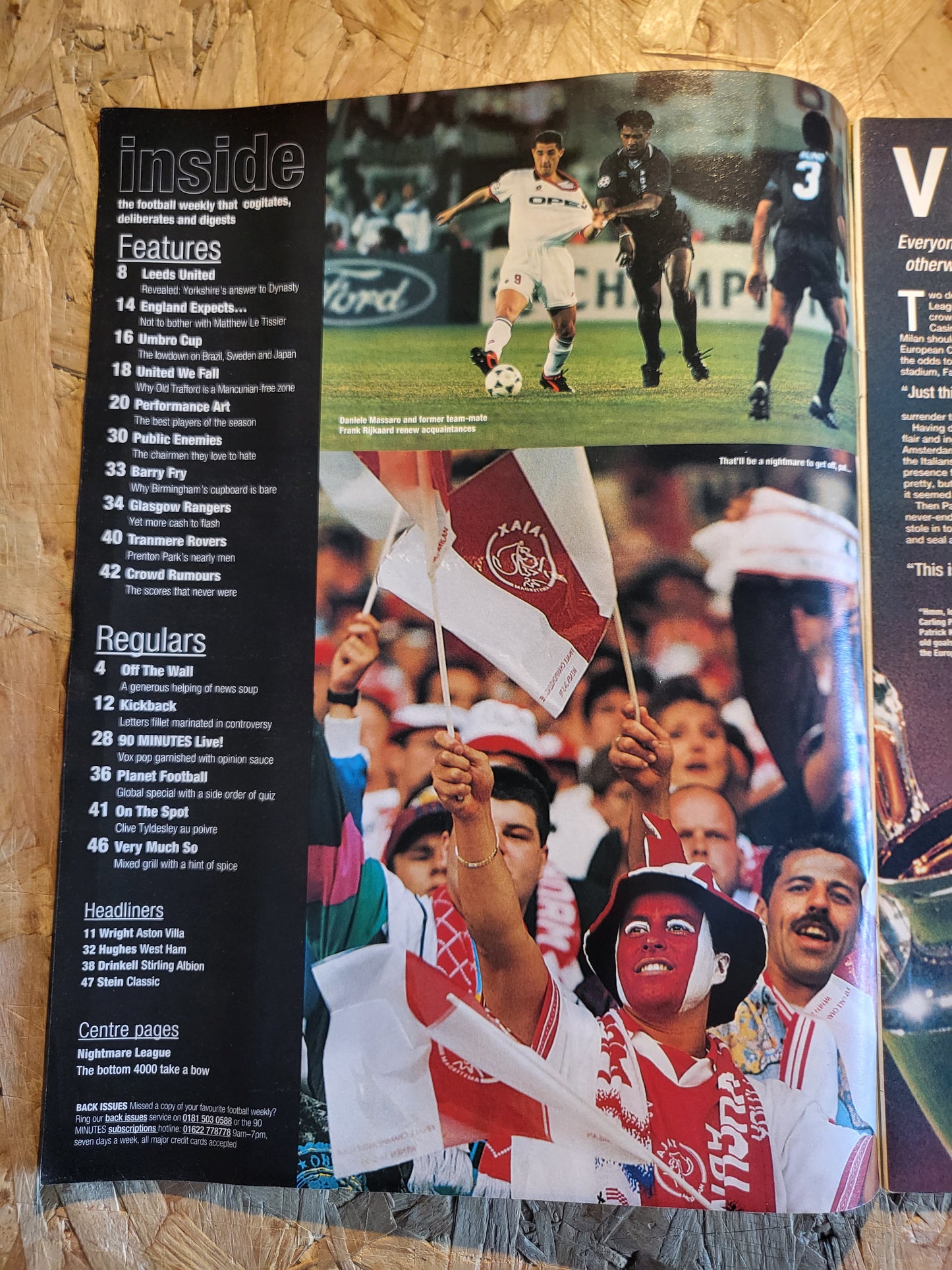 90 Minute Magazine 3 June 1995 #259 (1030)(RARE) Matt Le Tissier Barry Fry