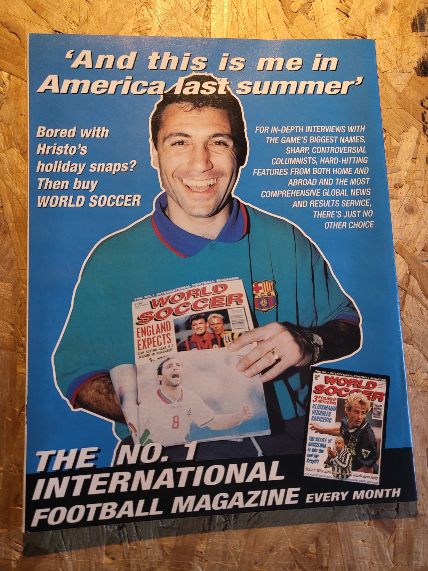 90 Minute Magazine 5 August 1995 #268 (1030)(RARE) Ruud Gullit Martin O'Neill