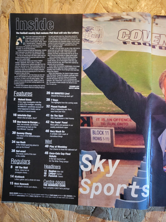 90 Minute Magazine 25 February 1995 #245 (1030)(RARE) Ian Rush Sammy Chung