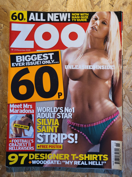 ZOO Magazine 18-24 November 2005 (1031) POSTER Silvia Saint Silvina Luna