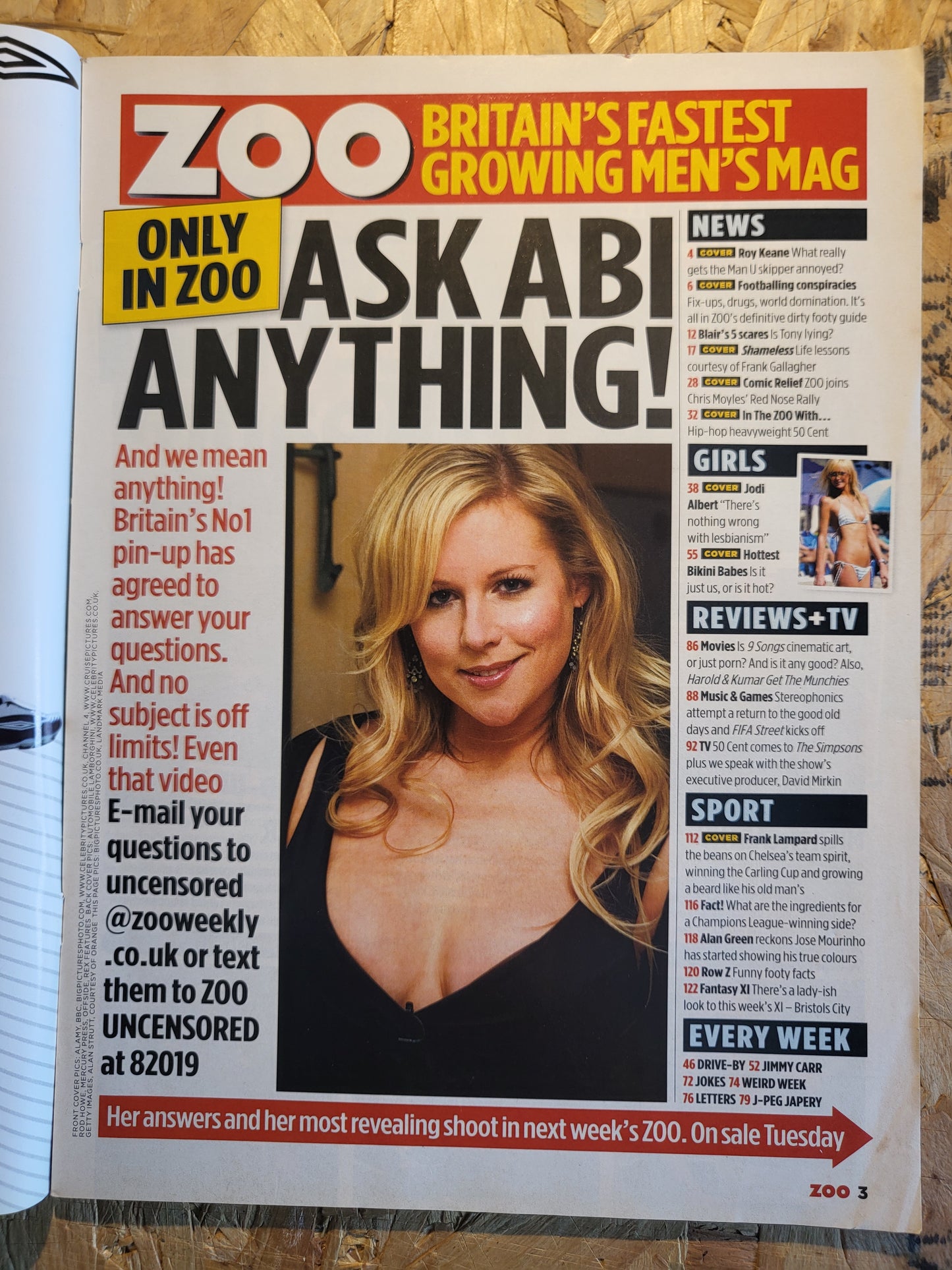 ZOO Magazine 11-17 March 2005 (1031) Bikini Babes Jodi Albert Abi Titmuss