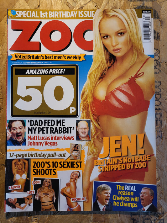Zoo Magazine 14-20 January 2005 (1033) Jennifer Ellison Lucy Pinder