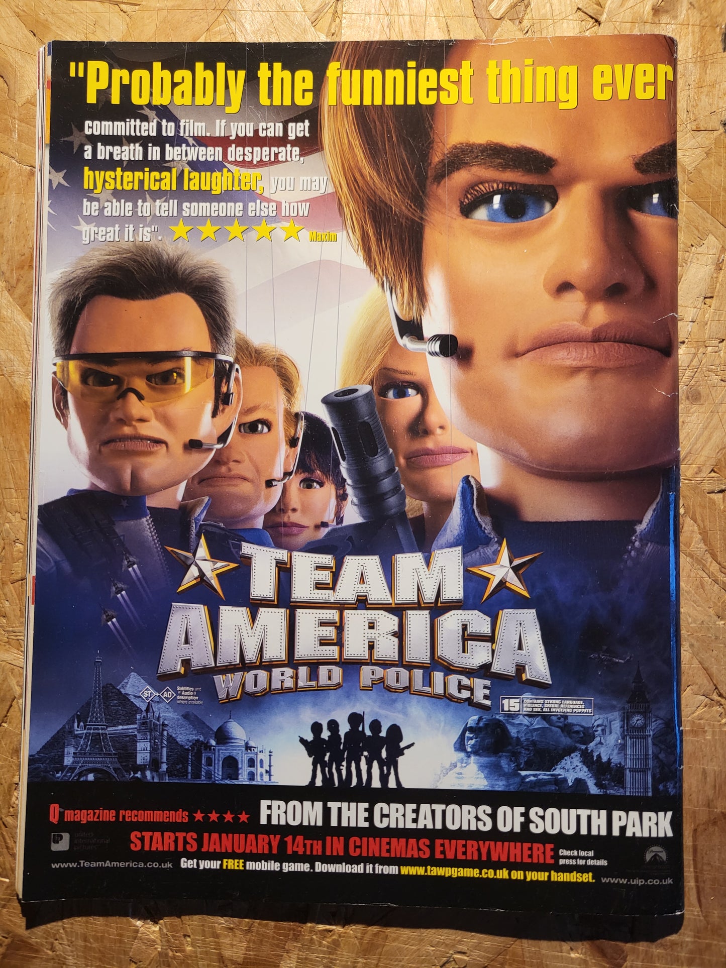 Nuts 14-20 January 2005 (Rare)(1034) Kelly Brook Harry Redknapp Andriy Shevchenko