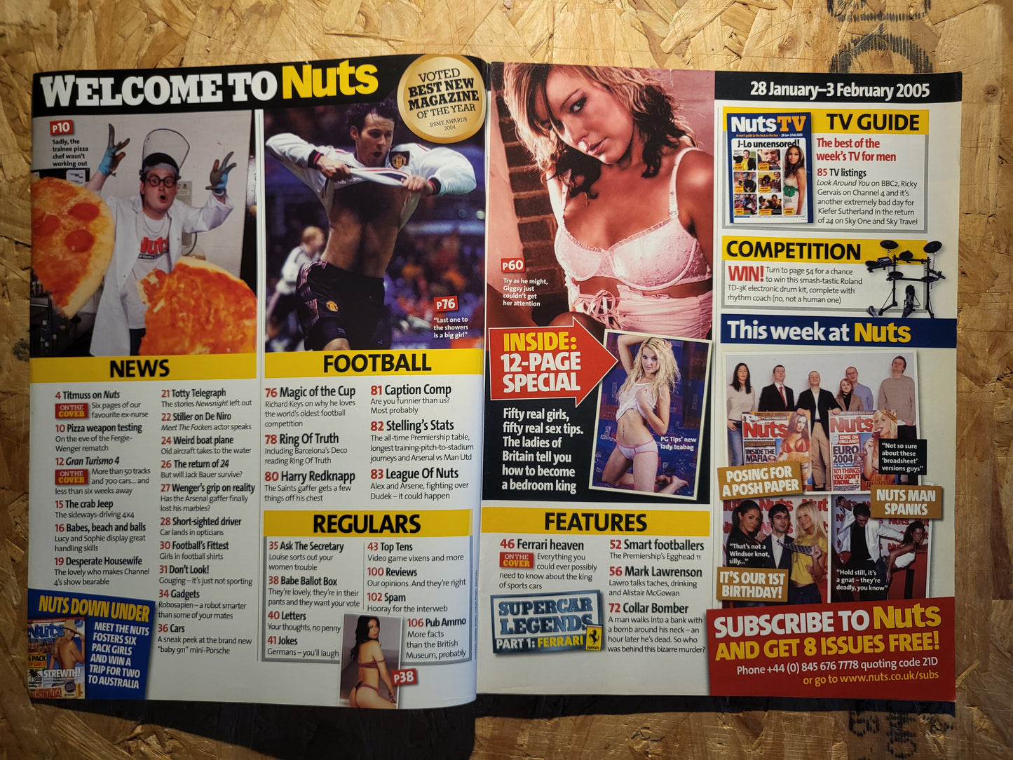 Nuts 28 January 3 February 2005 (Rare)(1034) Abi Titmuss Eva Longoria
