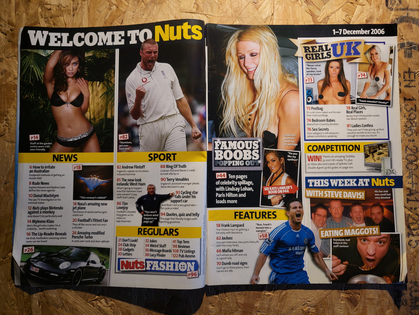 Nuts 1-7 December 2006 (Rare)(1034) Kate Lawler Paris Hilton Mariah Carey