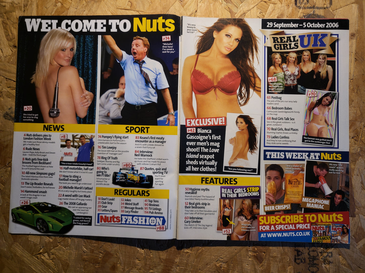 Nuts 29 September 5 October 2006 (Rare)(1034) Bianca Gascoigne