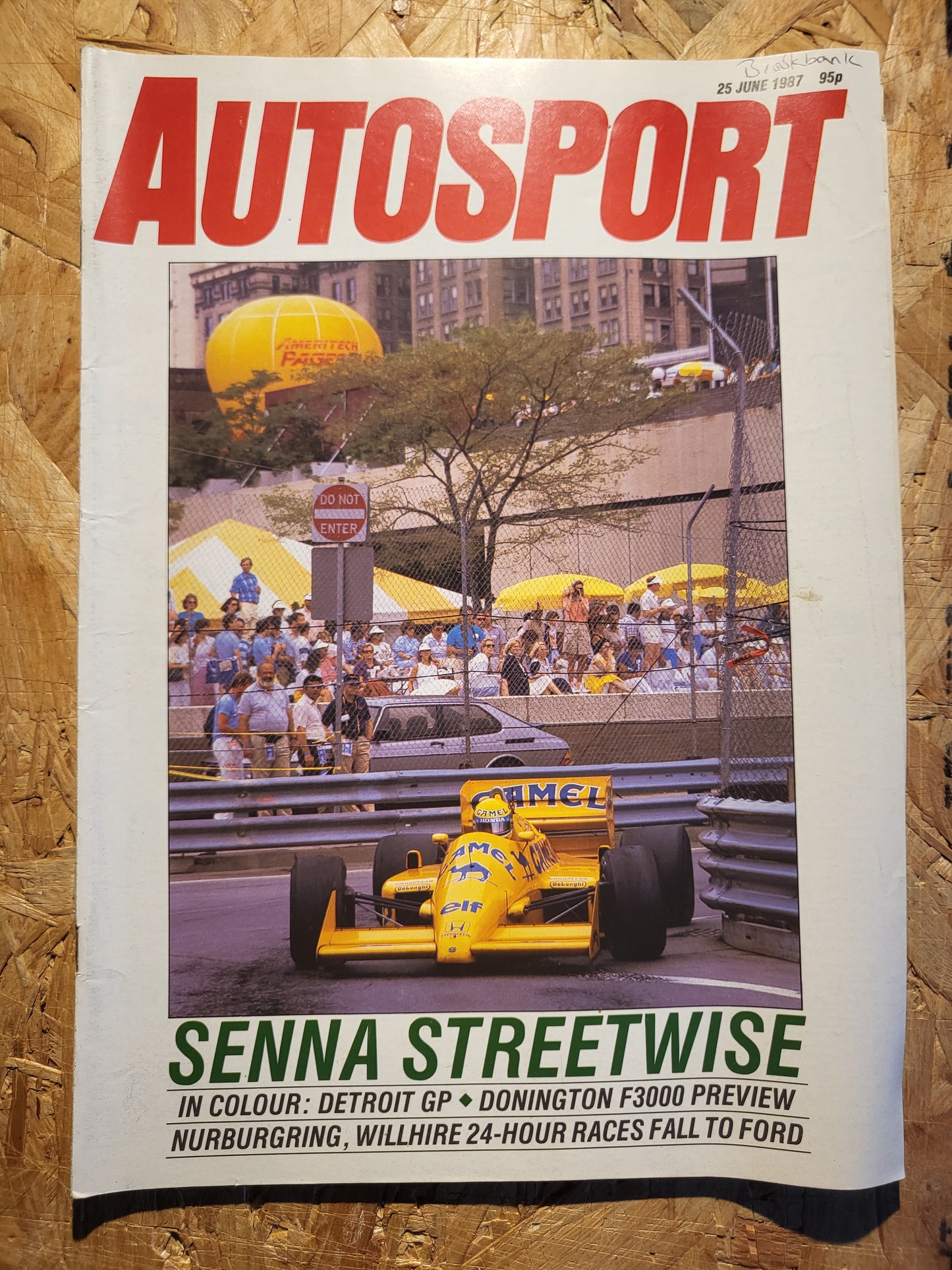 Autosport Magazine 25 June 1987 (1035) Mansell Senna Renault 21 Citroen BX GTi