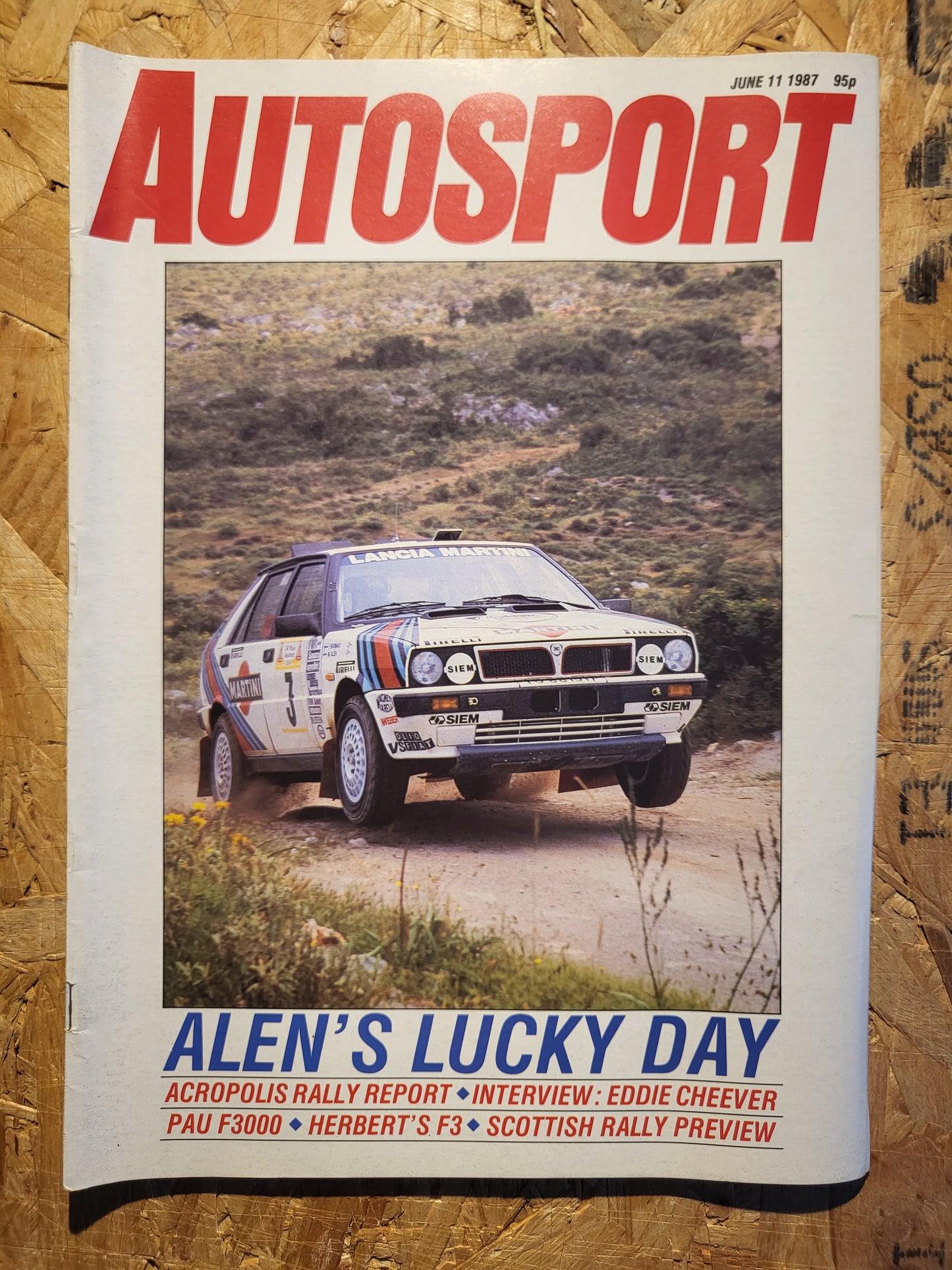 Autosport Magazine 11 June 1987 (1035) Eddie Cheever Pau F3000 Audi 90 Auattro