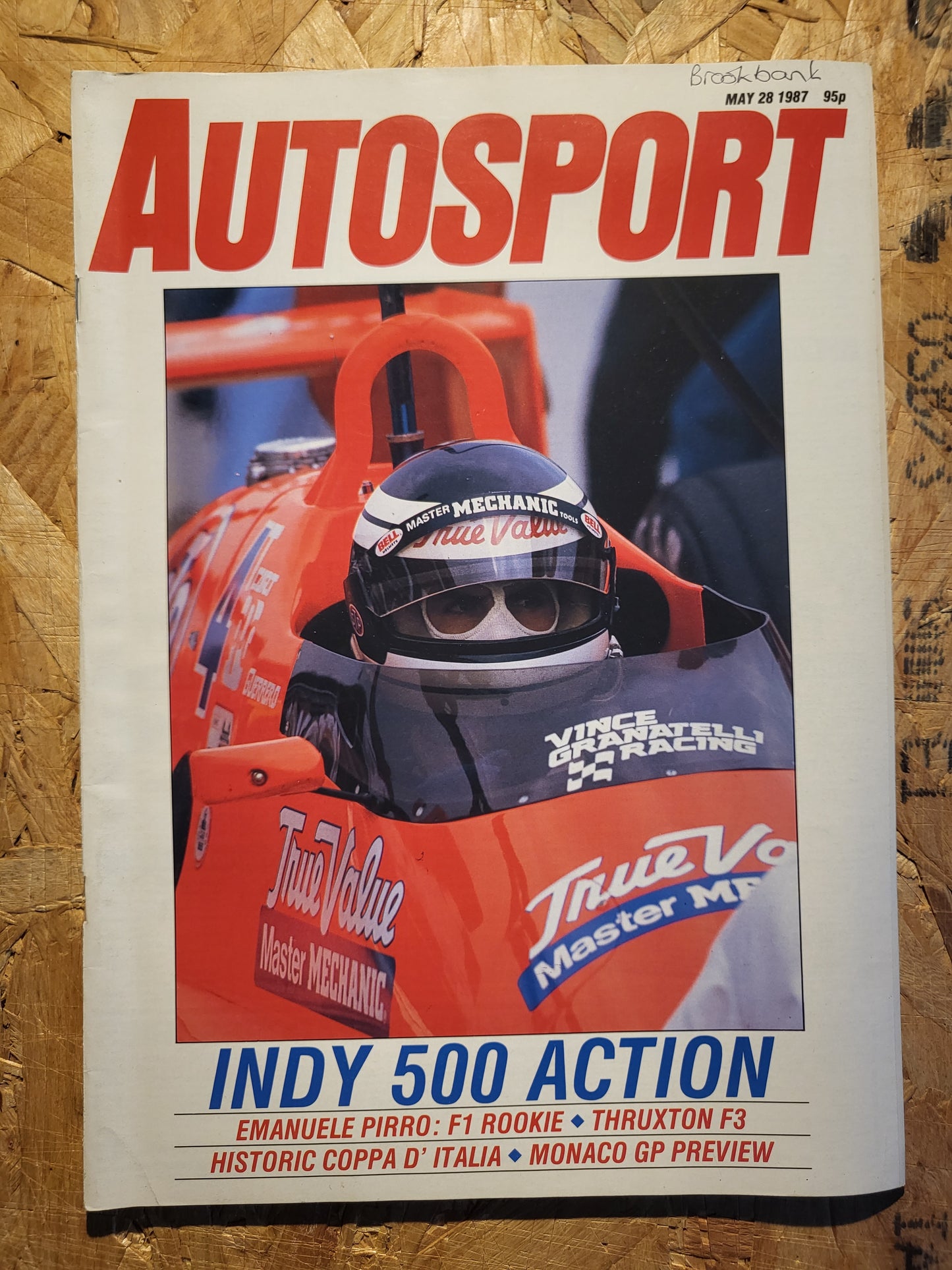 Autosport Magazine 28 May 1987 (1035) Al Unser Sent Wins Indianapolis 500 Herbert F3