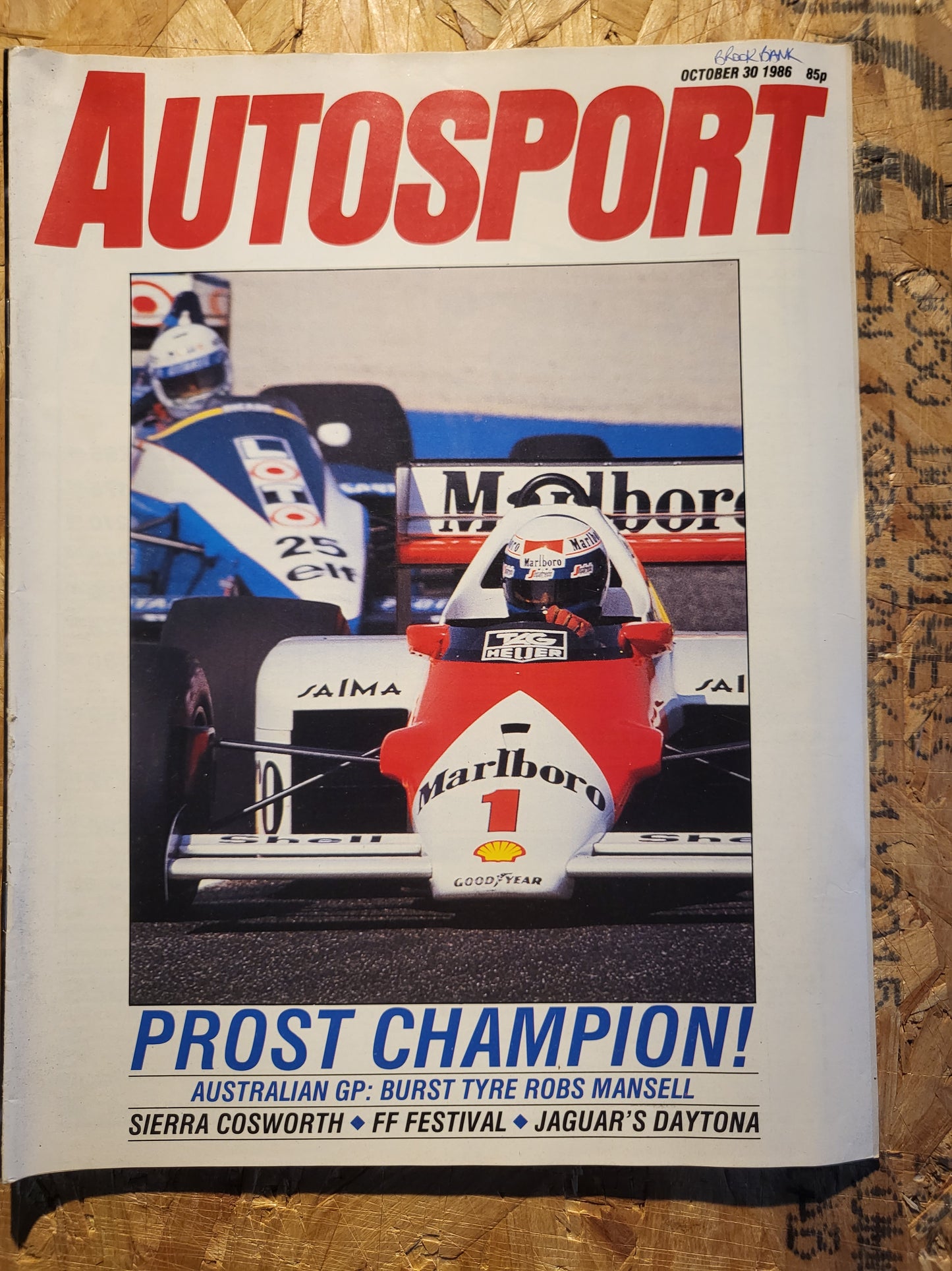 Autosport Magazine 30 October 1986 (1035) Sierra Cosworth Duqueine VG4