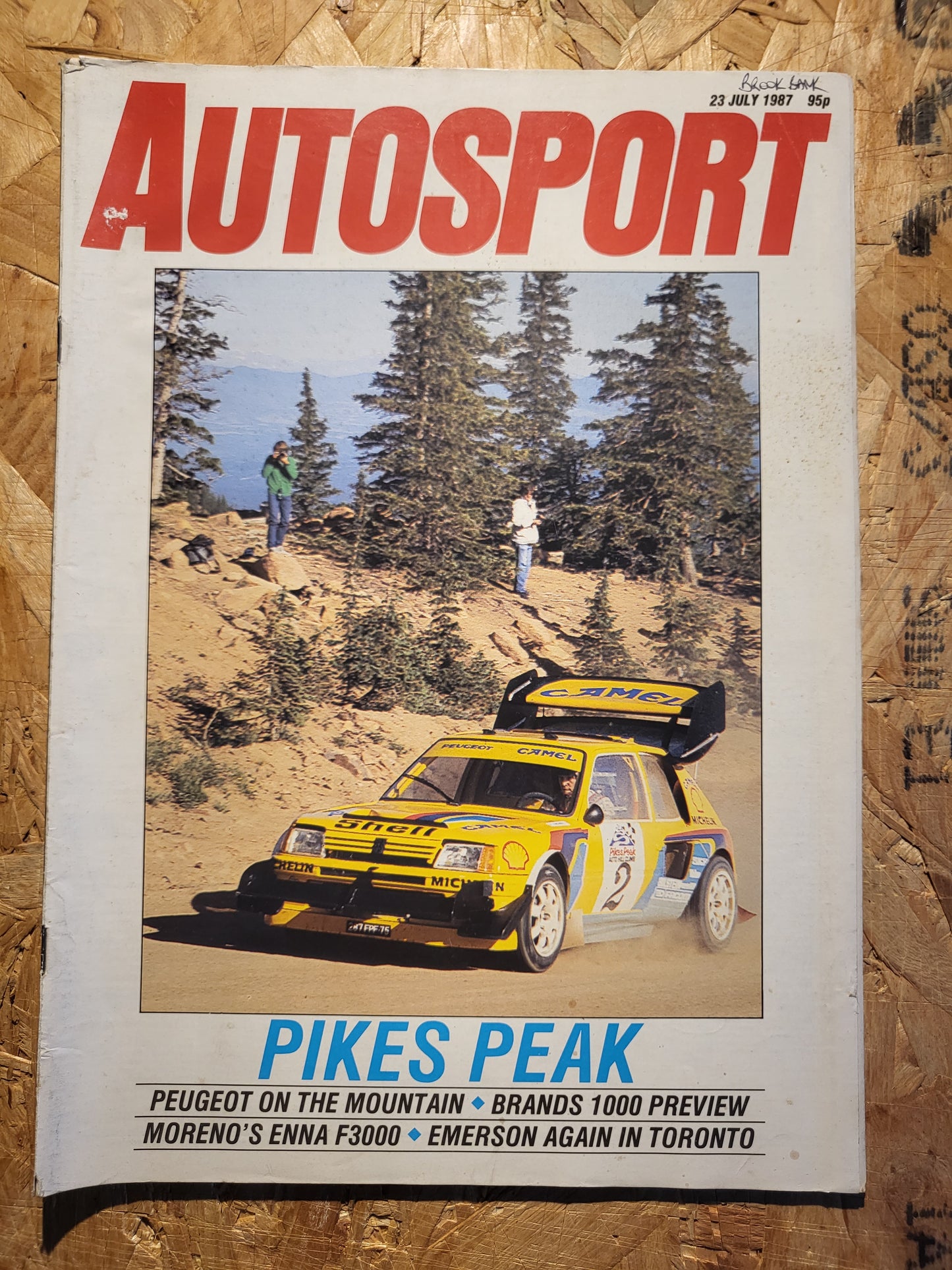 Autosport Magazine 23 July 1987 (1035) Pikes Peak, Sierra Cosworth, BMW 735i, F3000