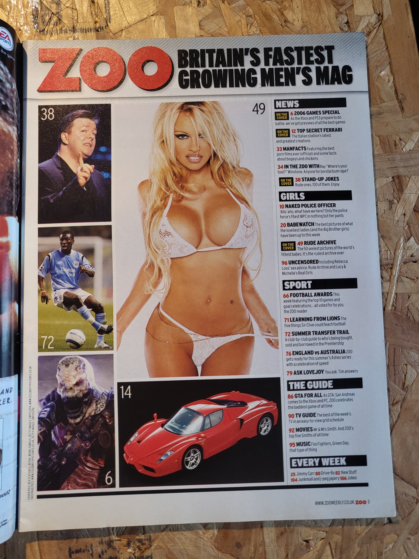 Zoo Magazine 8-14 June 2005 (1038) Pamela Anderson Kelly Brook Sophie Howard