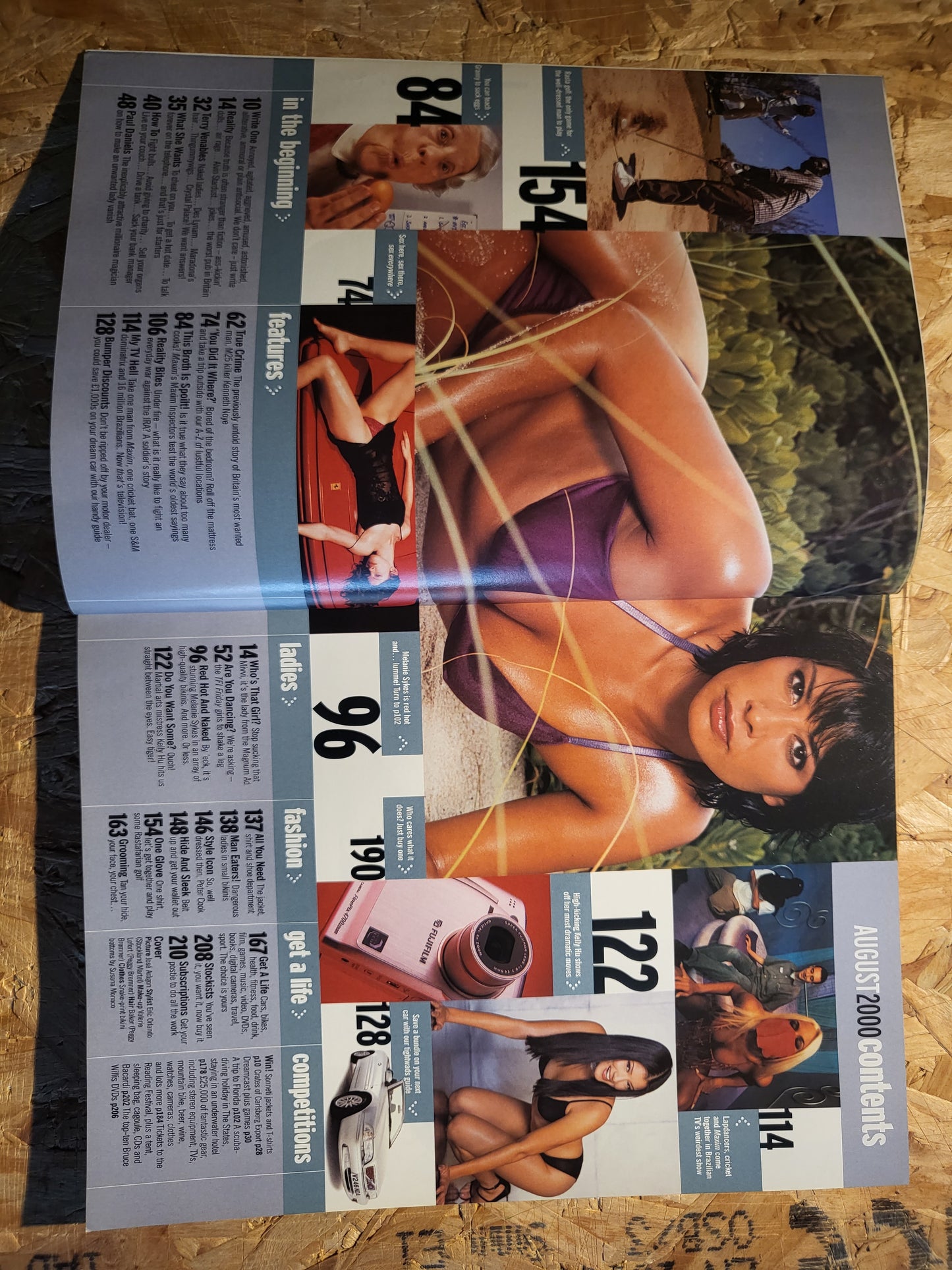 Maxim Magazine August 2000 (1040) Melanie Sykes Kelly Hu