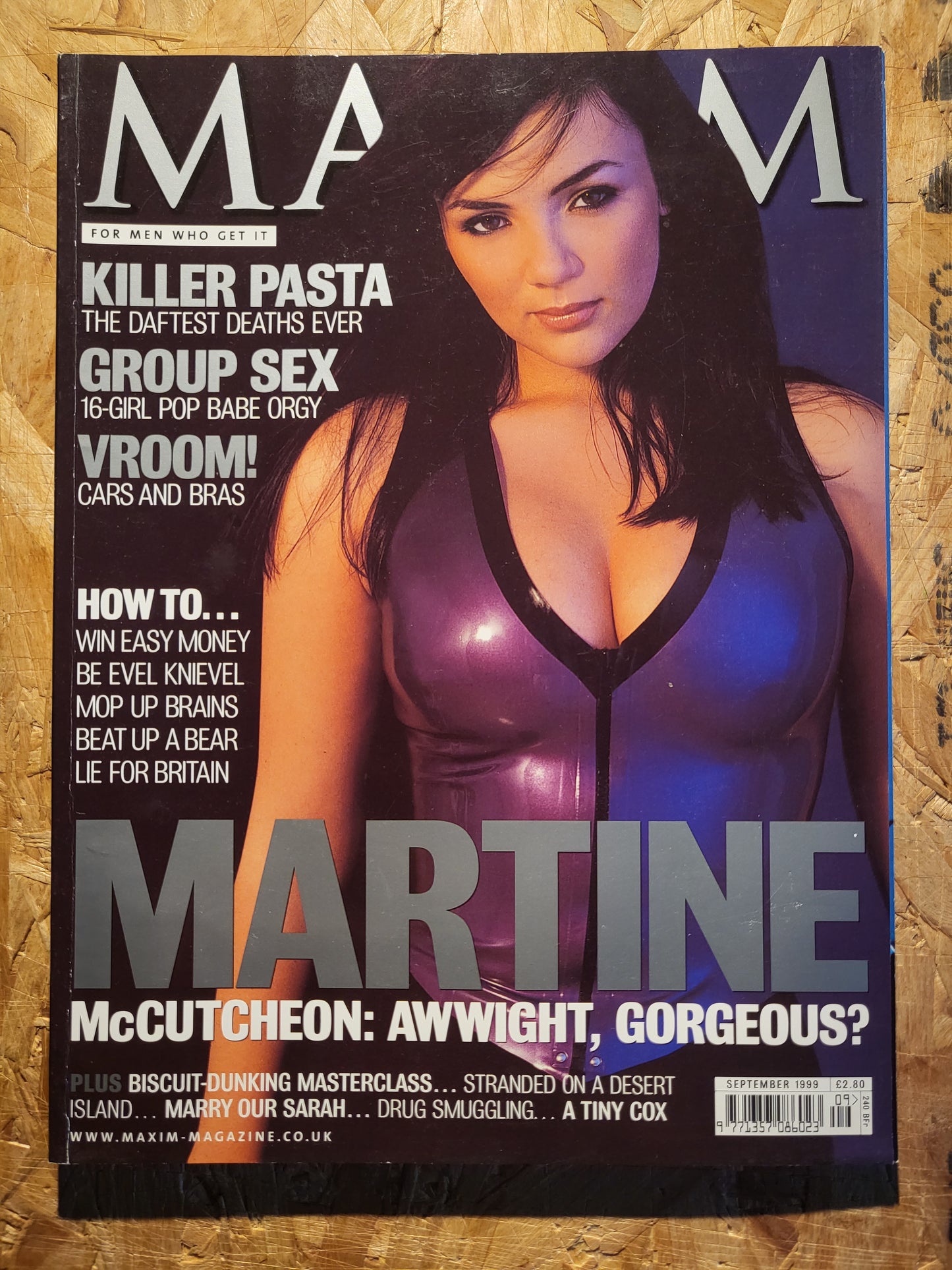 Maxim Magazine September 1999 (1040) Martine McMutcheon Desinys Child