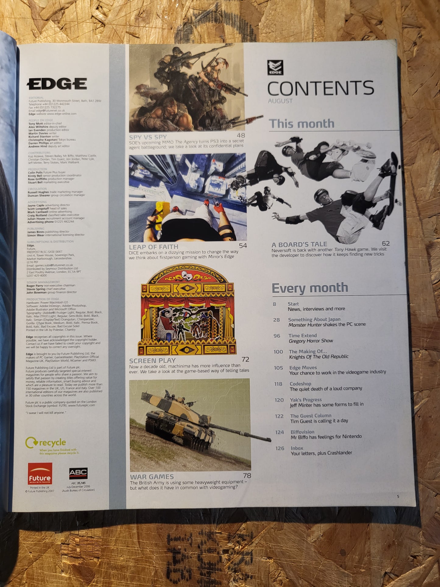 EDGE Magazine August 2007 (1042) Mirror’s Edge