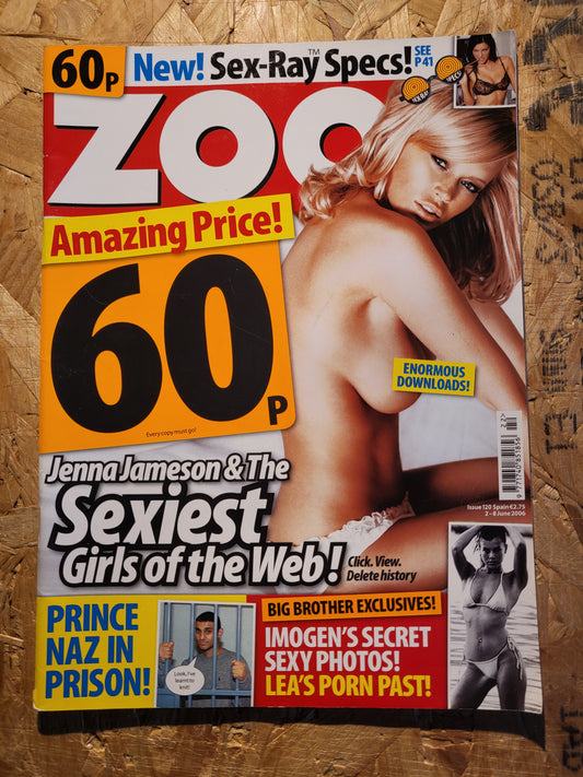 ZOO Magazine 2-8 June 2006 (1043) Jenna Jameson POSTER Keeley Imogen Lea