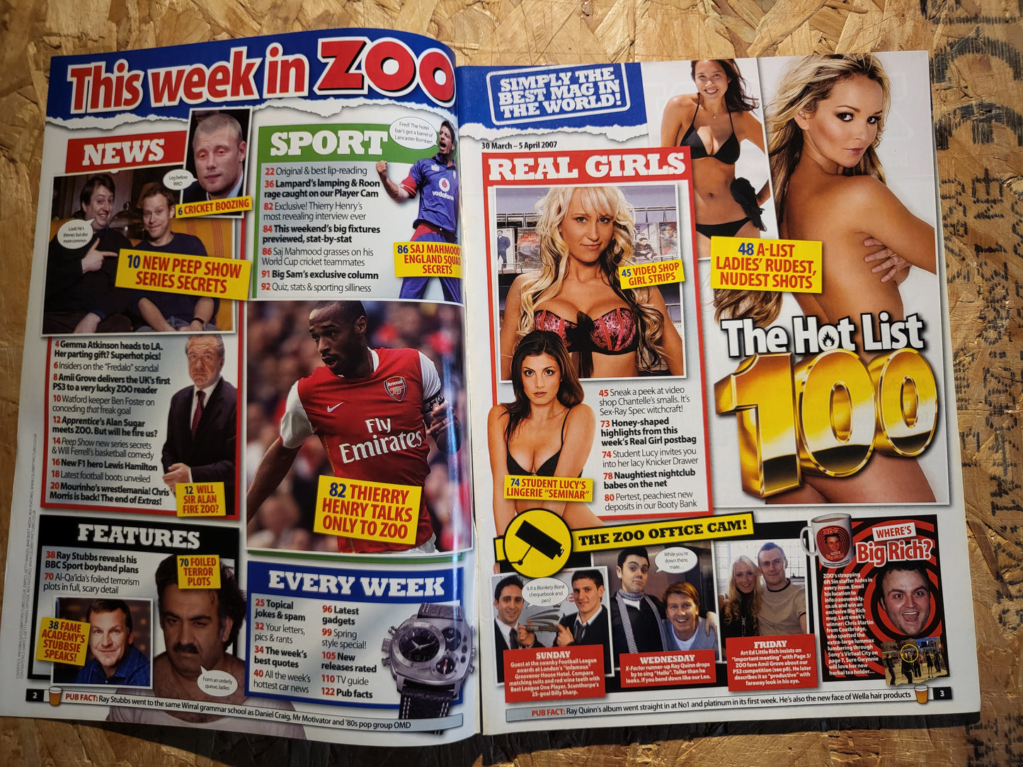 ZOO Magazine 30 March 5 April 2007 (1043) Sarah Harding Jennifer Ellison